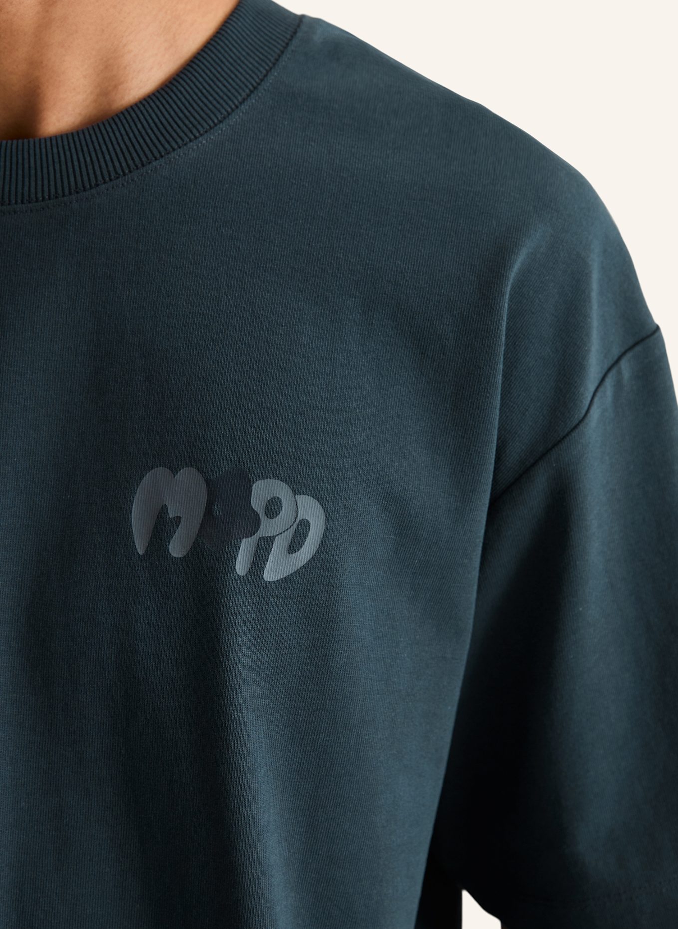 Marc O'Polo DENIM T-Shirt: DUNKELBLAU