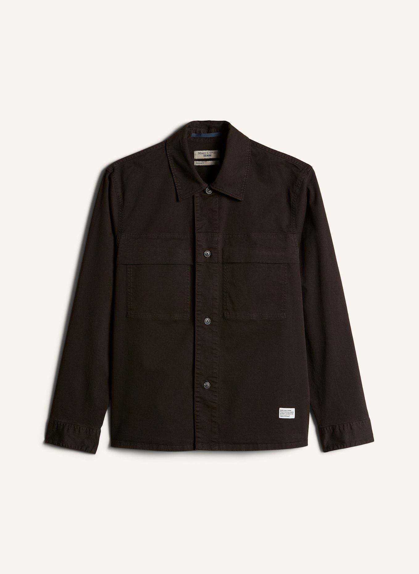 Marc O'Polo DENIM Overshirt: BRAUN