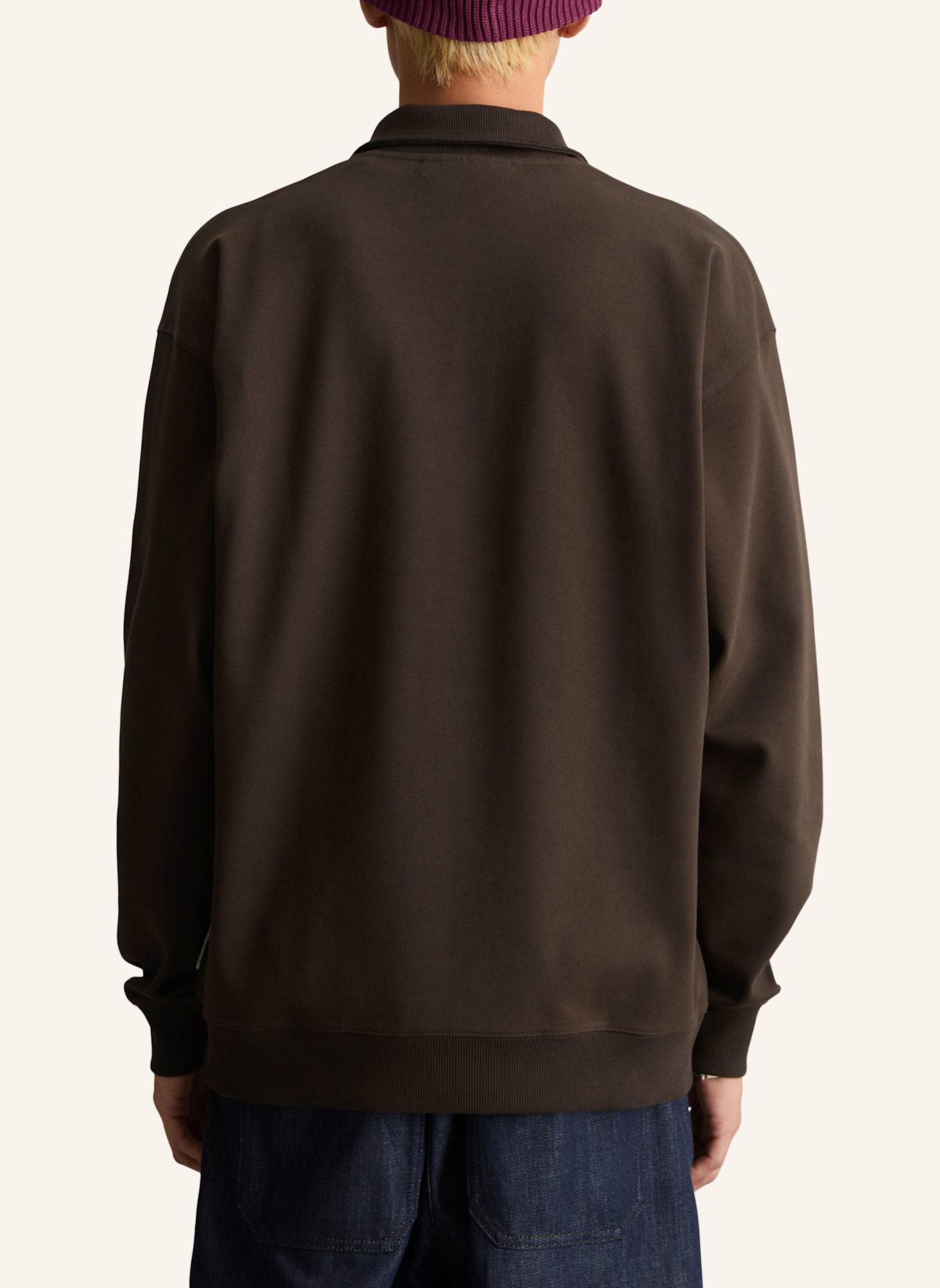 Marc O'Polo DENIM Sweatshirt: DUNKELBRAUN