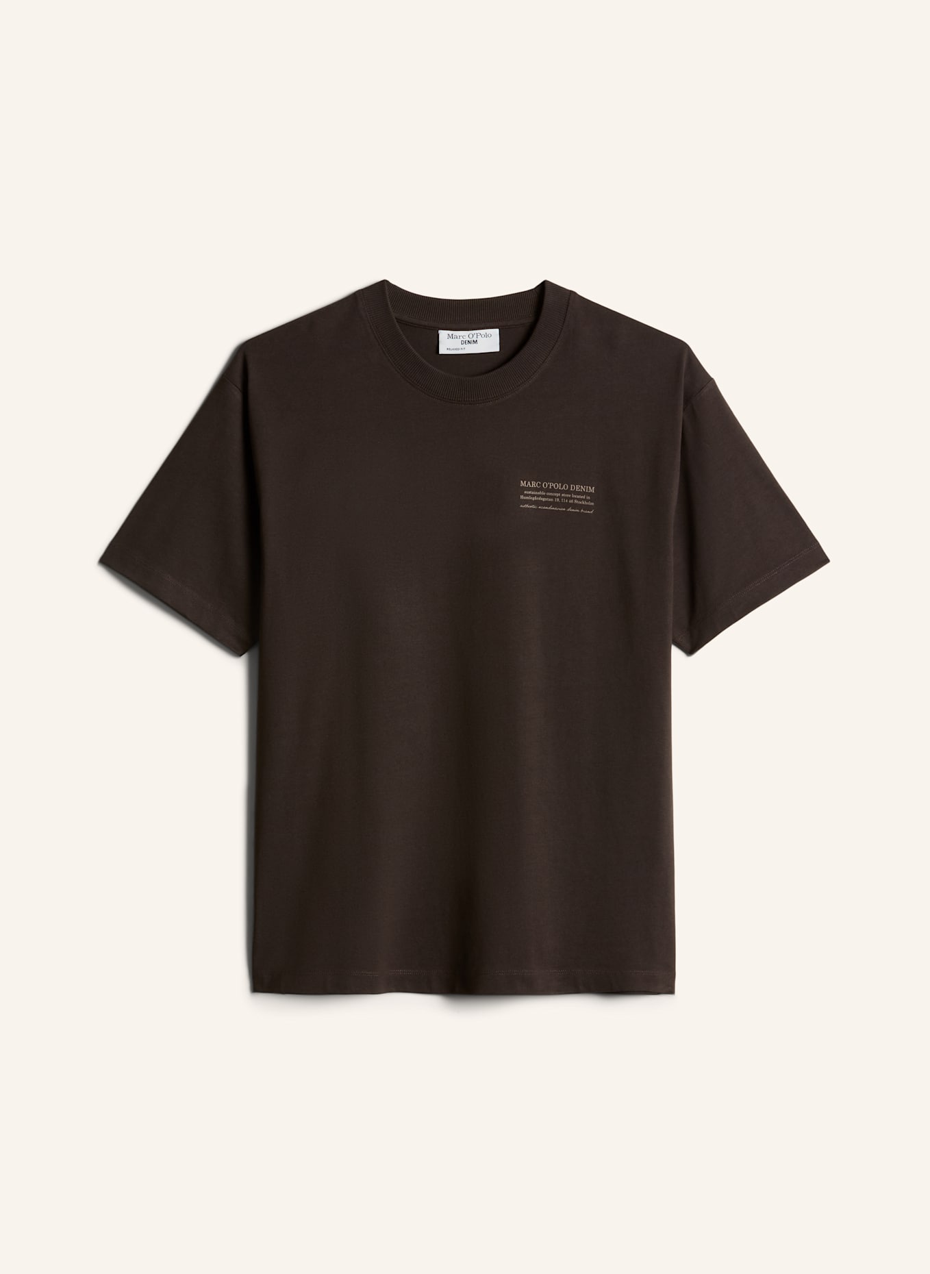 Marc O'Polo DENIM T-Shirt: BRAUN