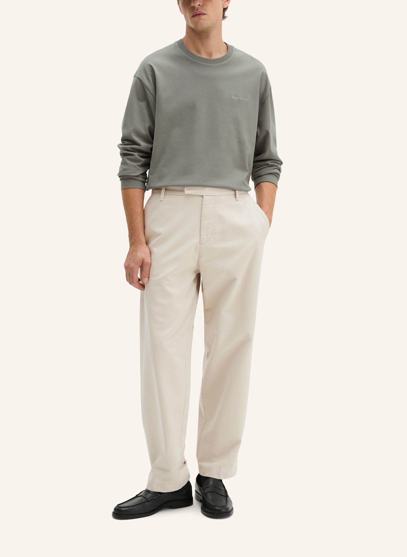Marc O'Polo Longsleeve: GRAU