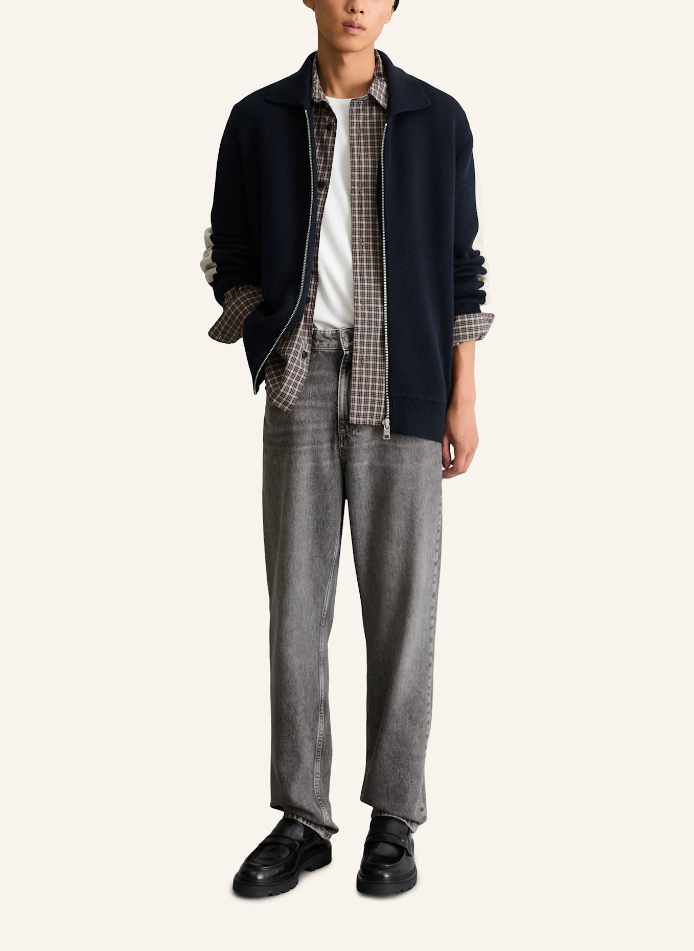 Marc O'Polo DENIM Strickjacke: BLAU