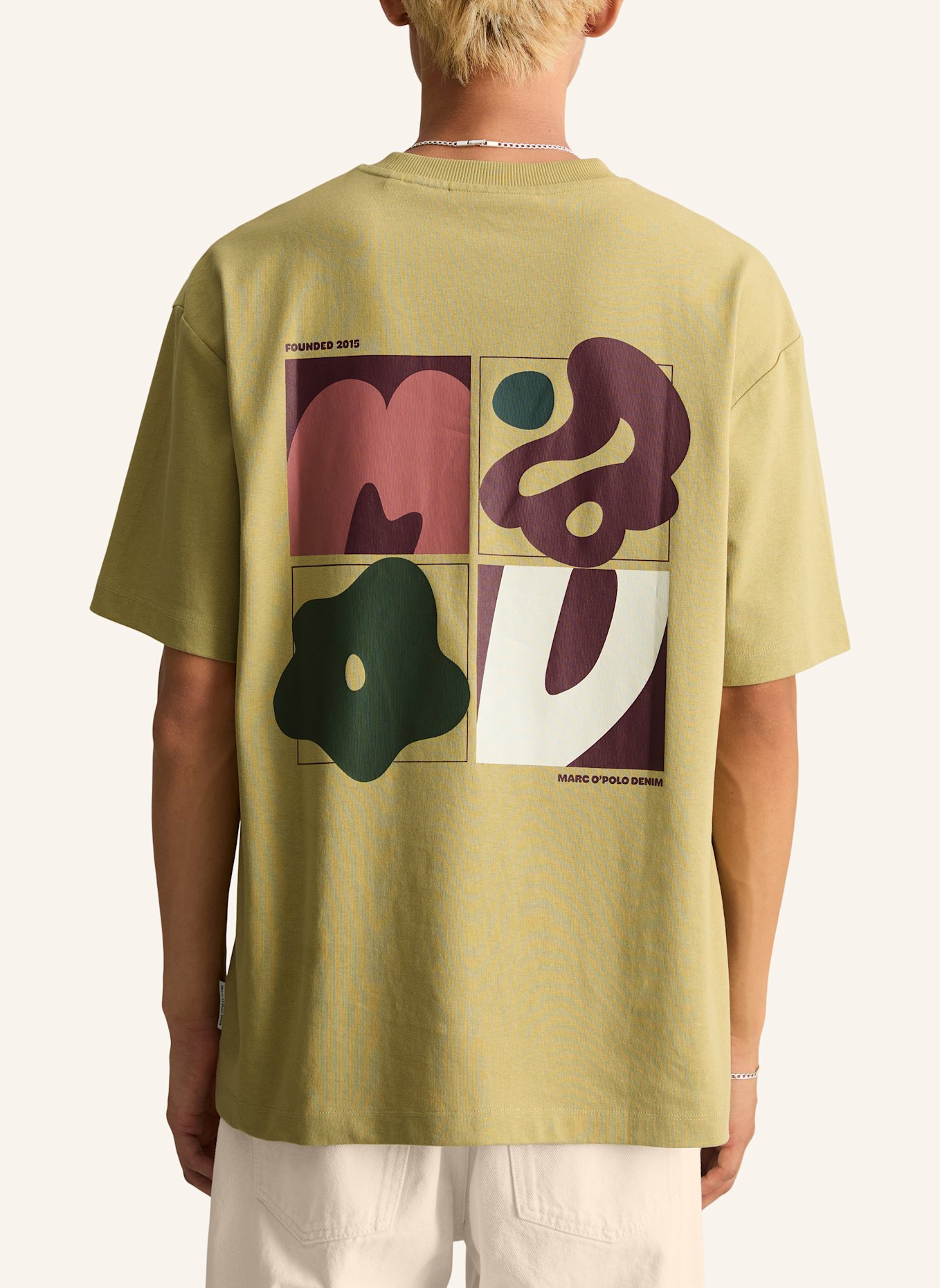 Marc O'Polo DENIM T-Shirt: GRÜN