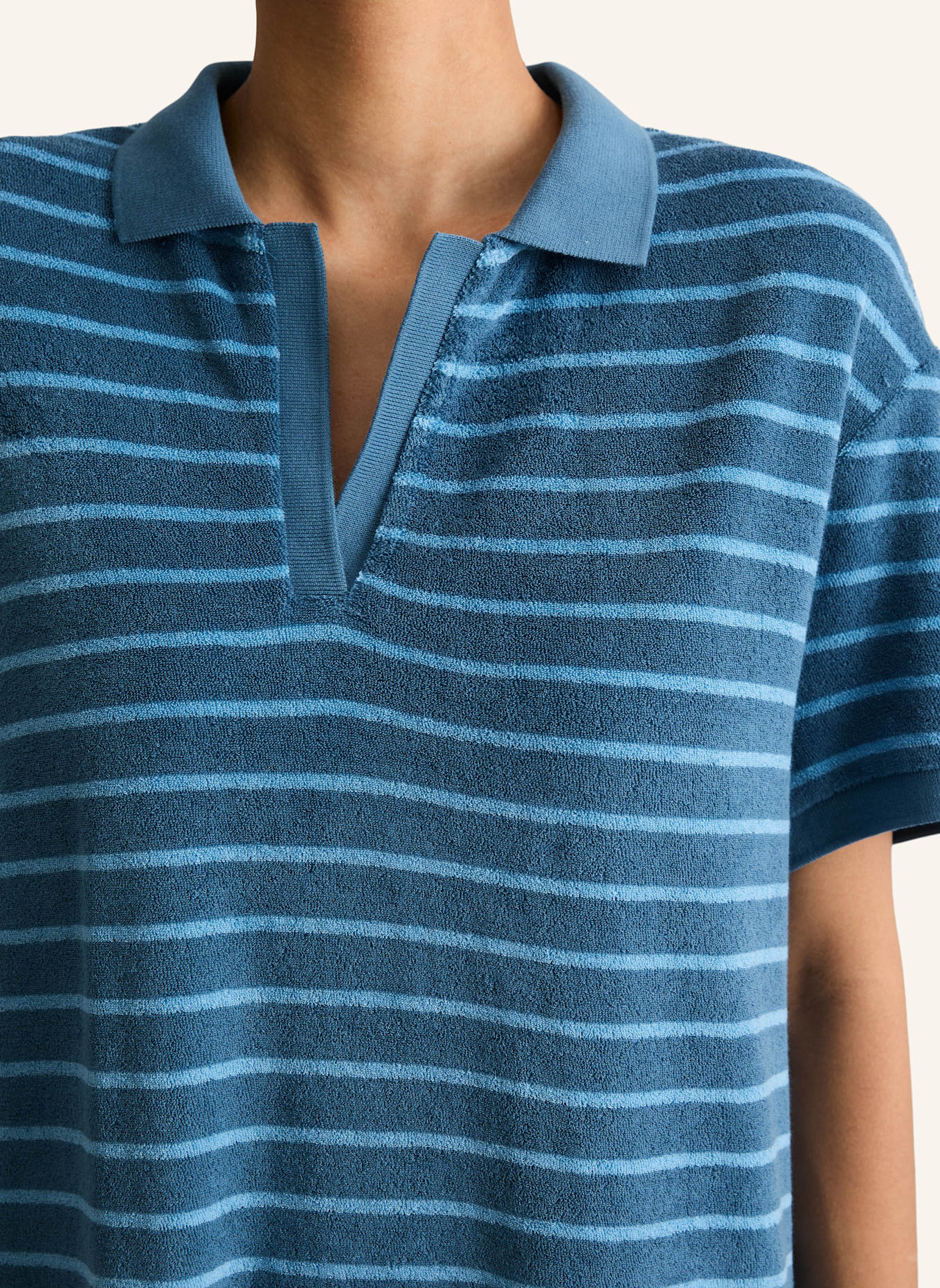 Marc O'Polo DENIM Frottee-Kleid: BLAU