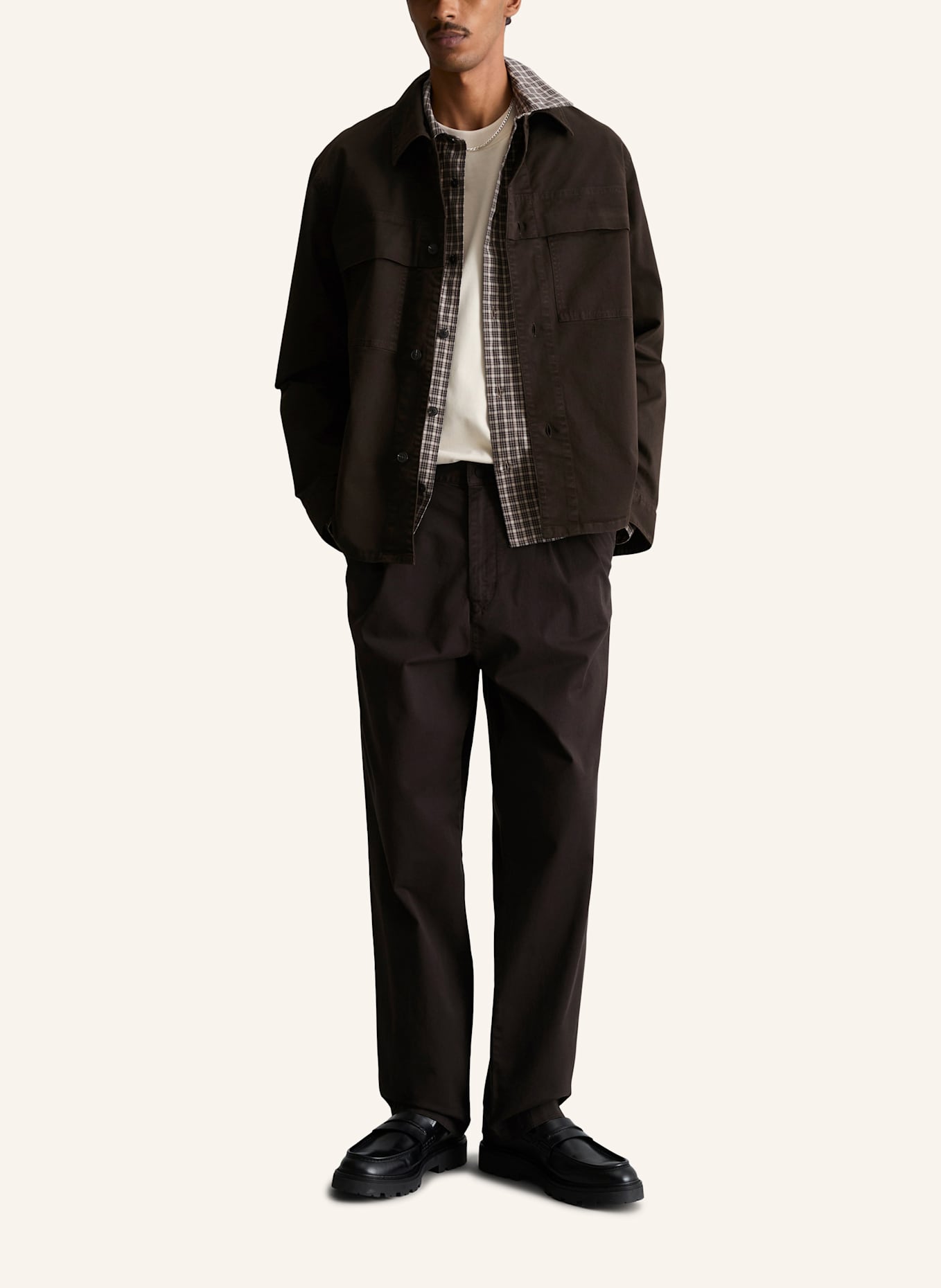 Marc O'Polo DENIM Overshirt: BRAUN