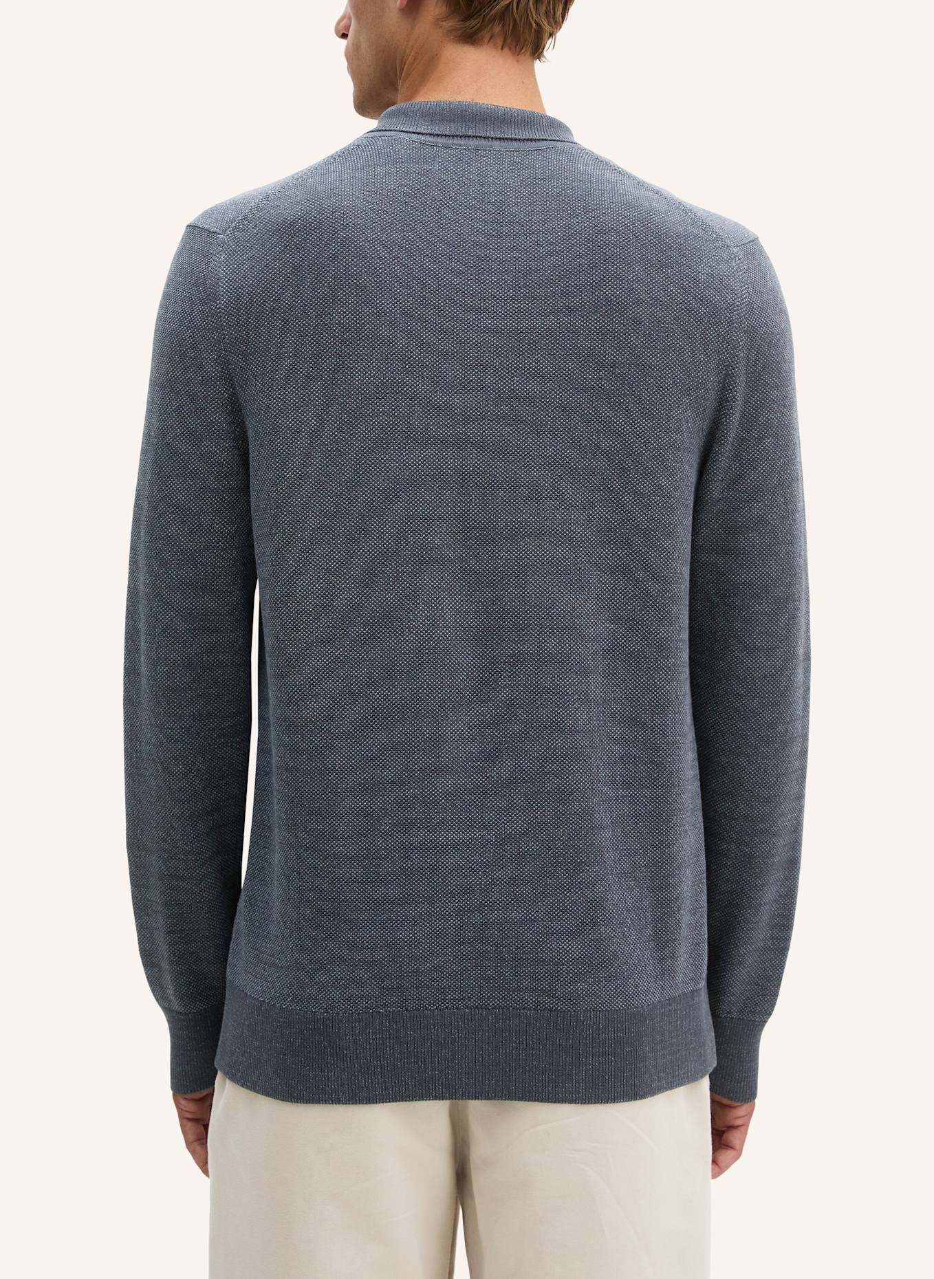 Marc O'Polo Strick-Poloshirt: BLAU