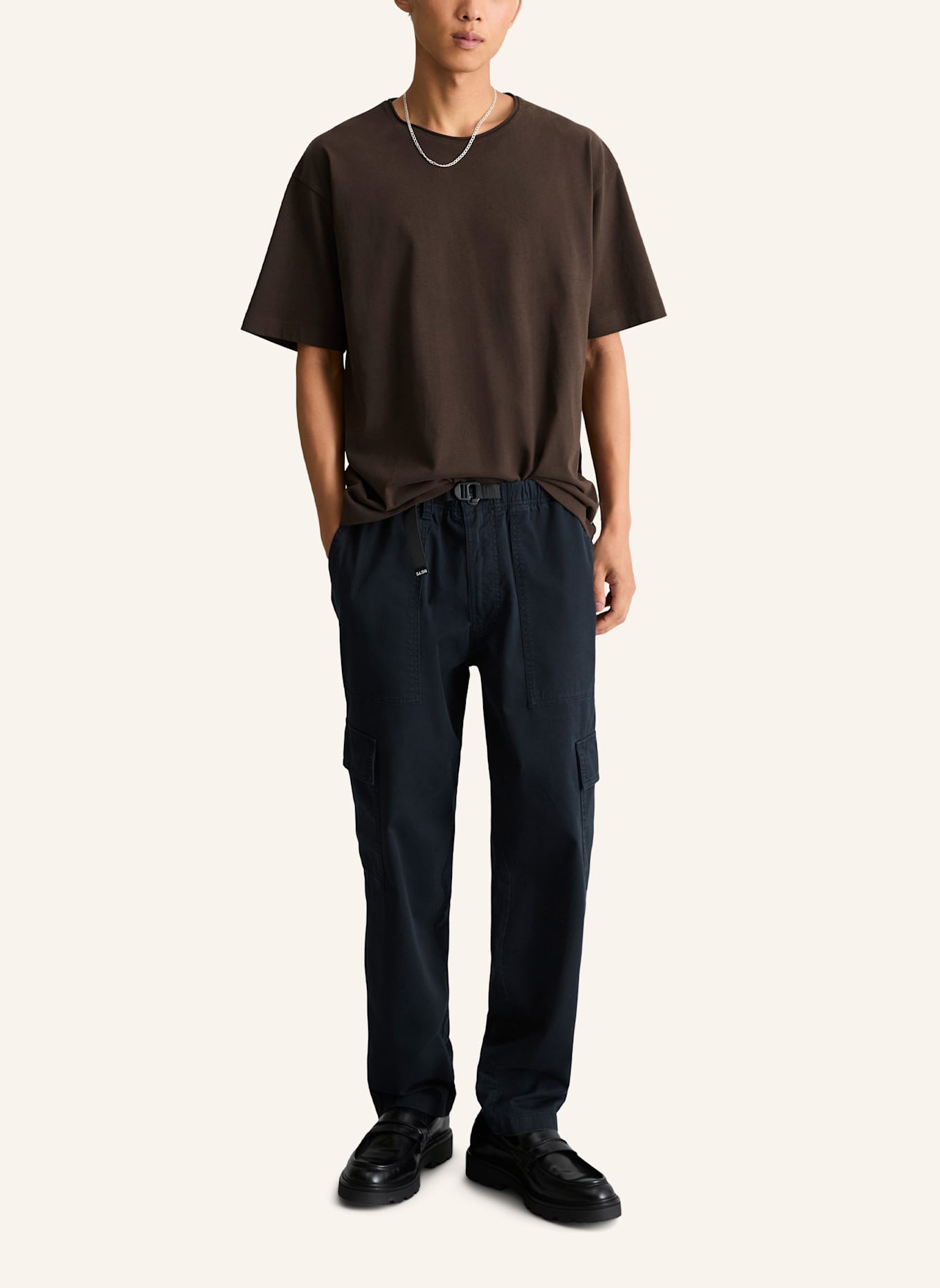 Marc O'Polo DENIM T-Shirt: DUNKELBRAUN