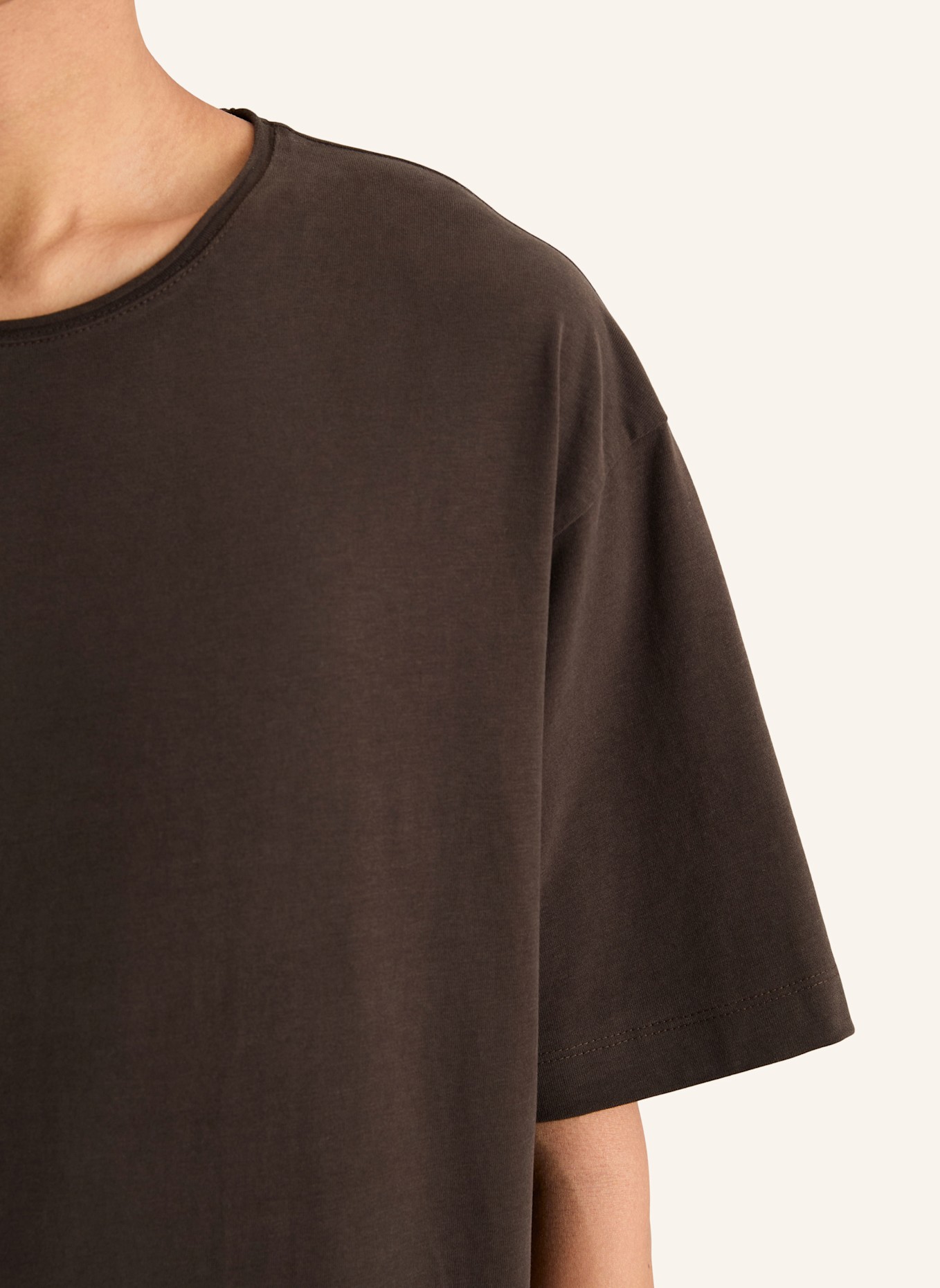 Marc O'Polo DENIM T-Shirt: DUNKELBRAUN
