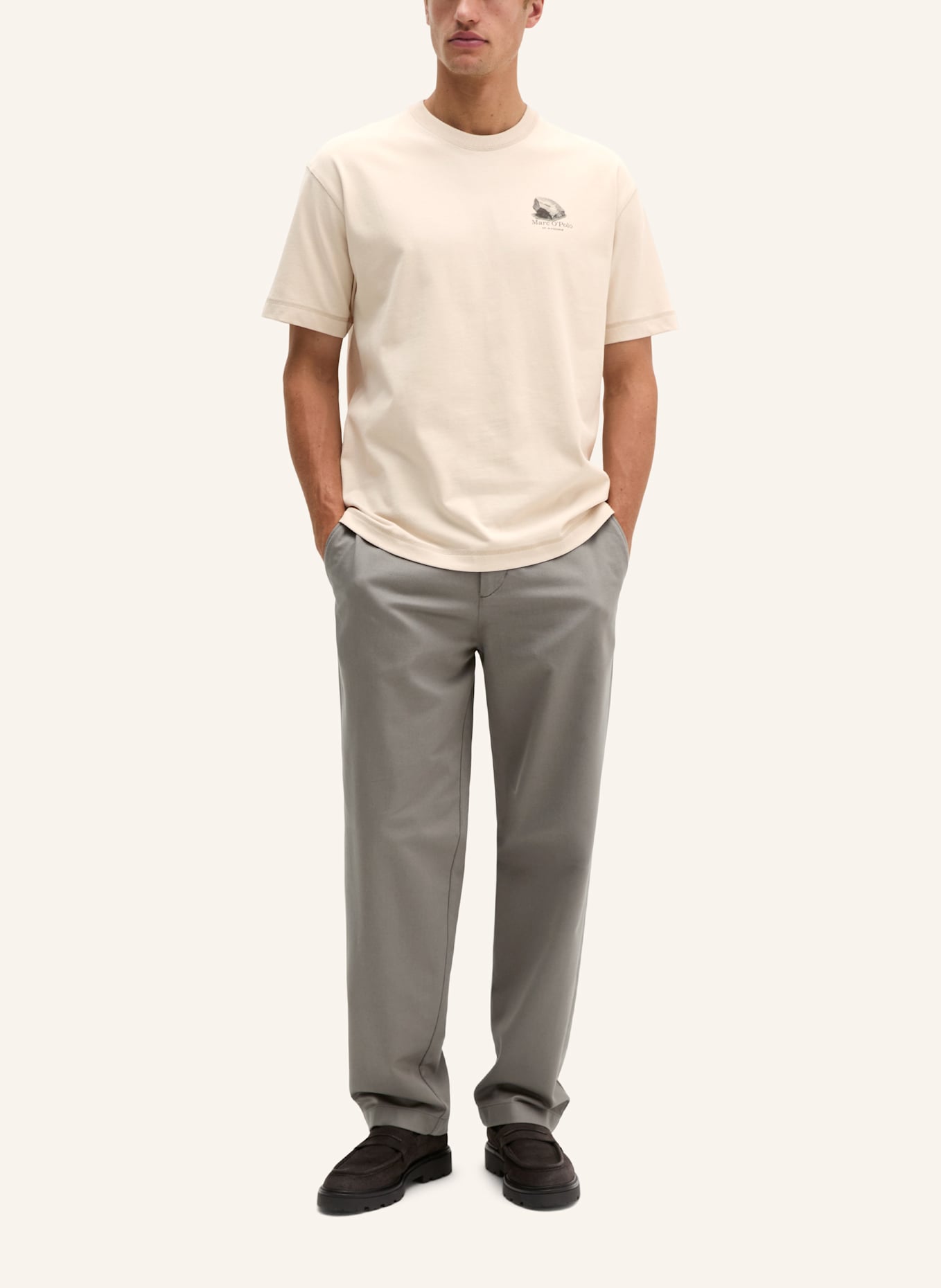 Marc O'Polo T-Shirt: CREME
