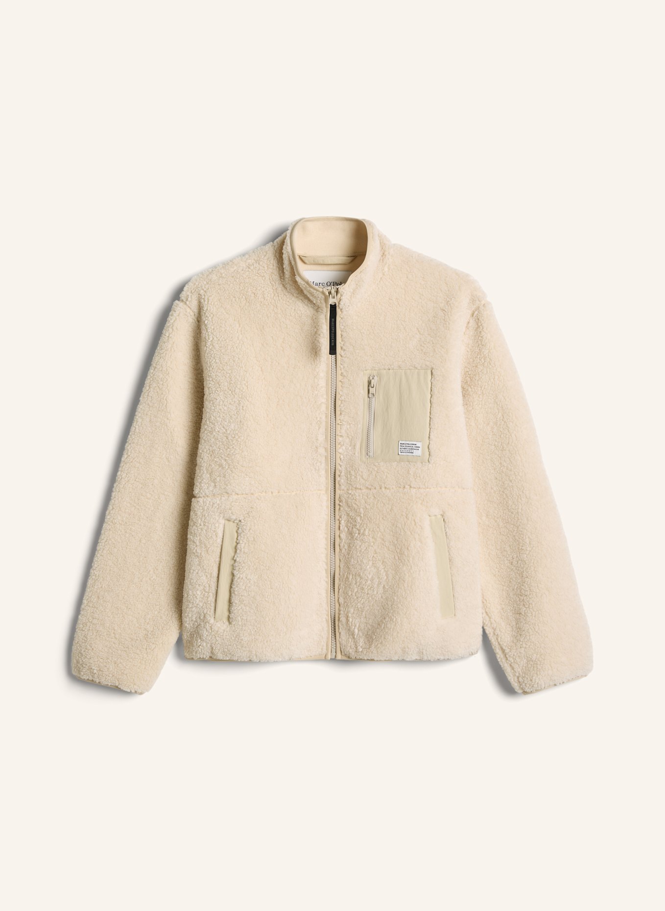 Marc O'Polo DENIM Teddyjacke: BEIGE