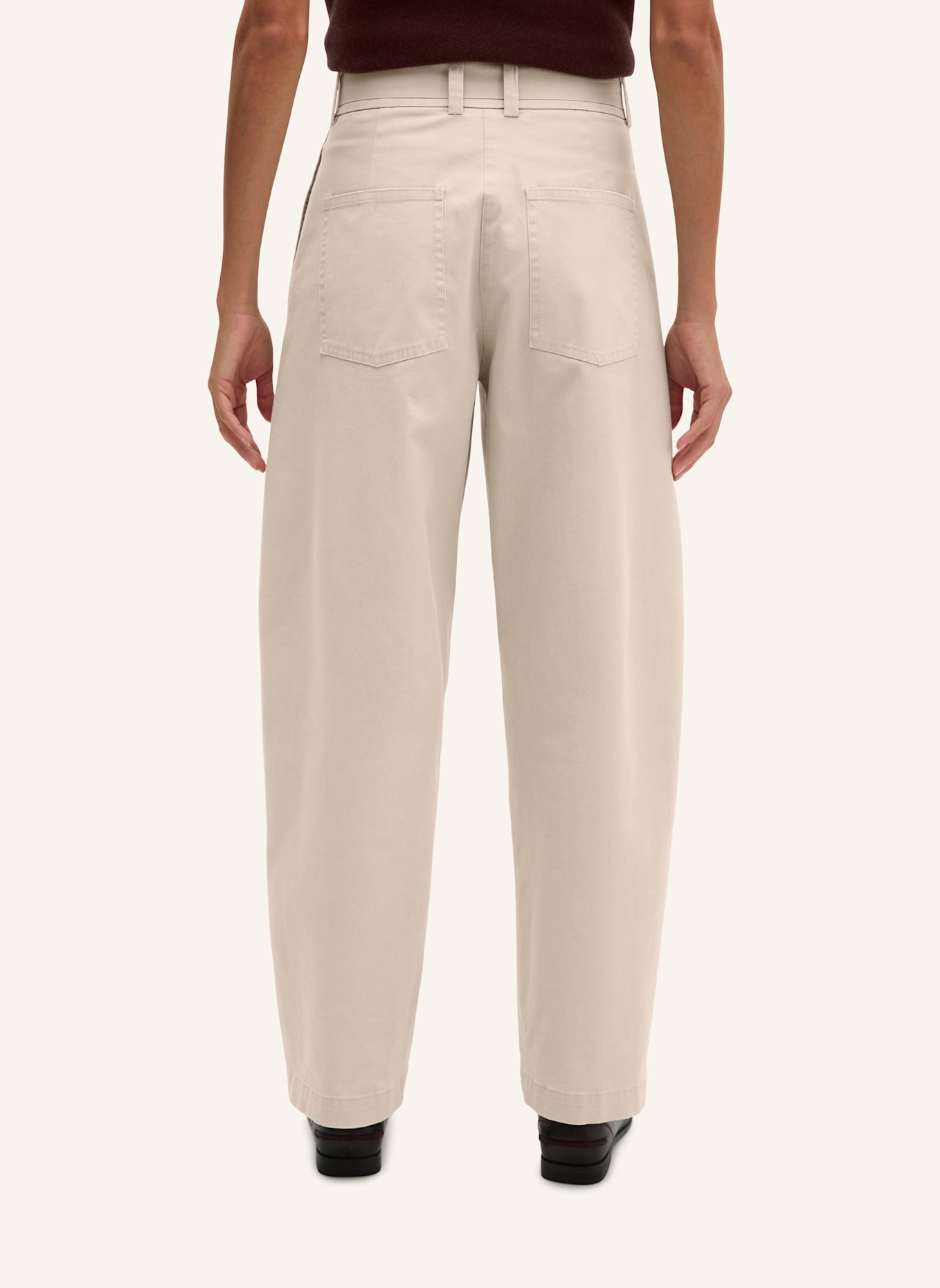 Marc O'Polo Barrel Pants: GRAU