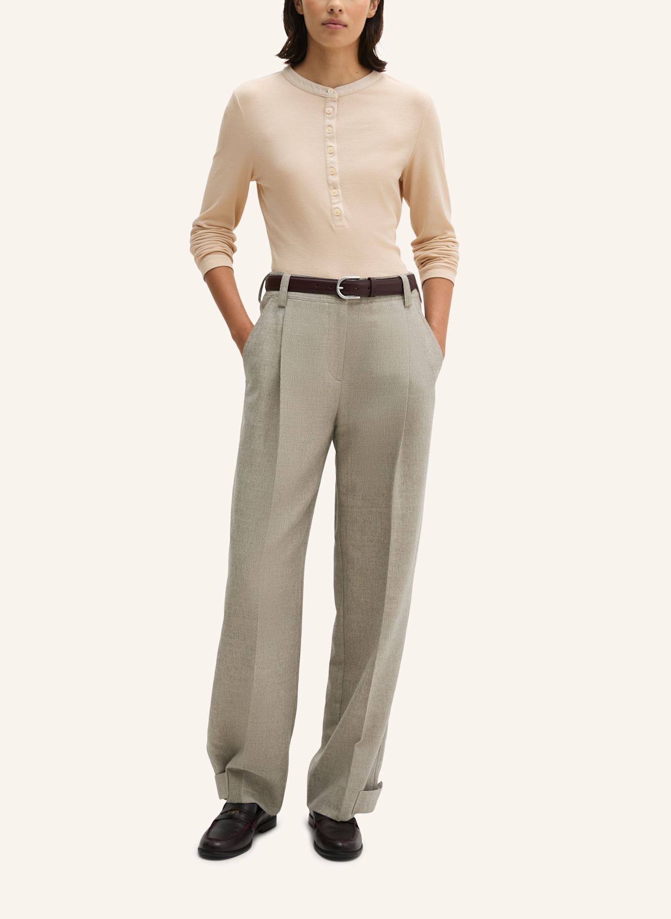 Marc O'Polo Longsleeve: GRAU