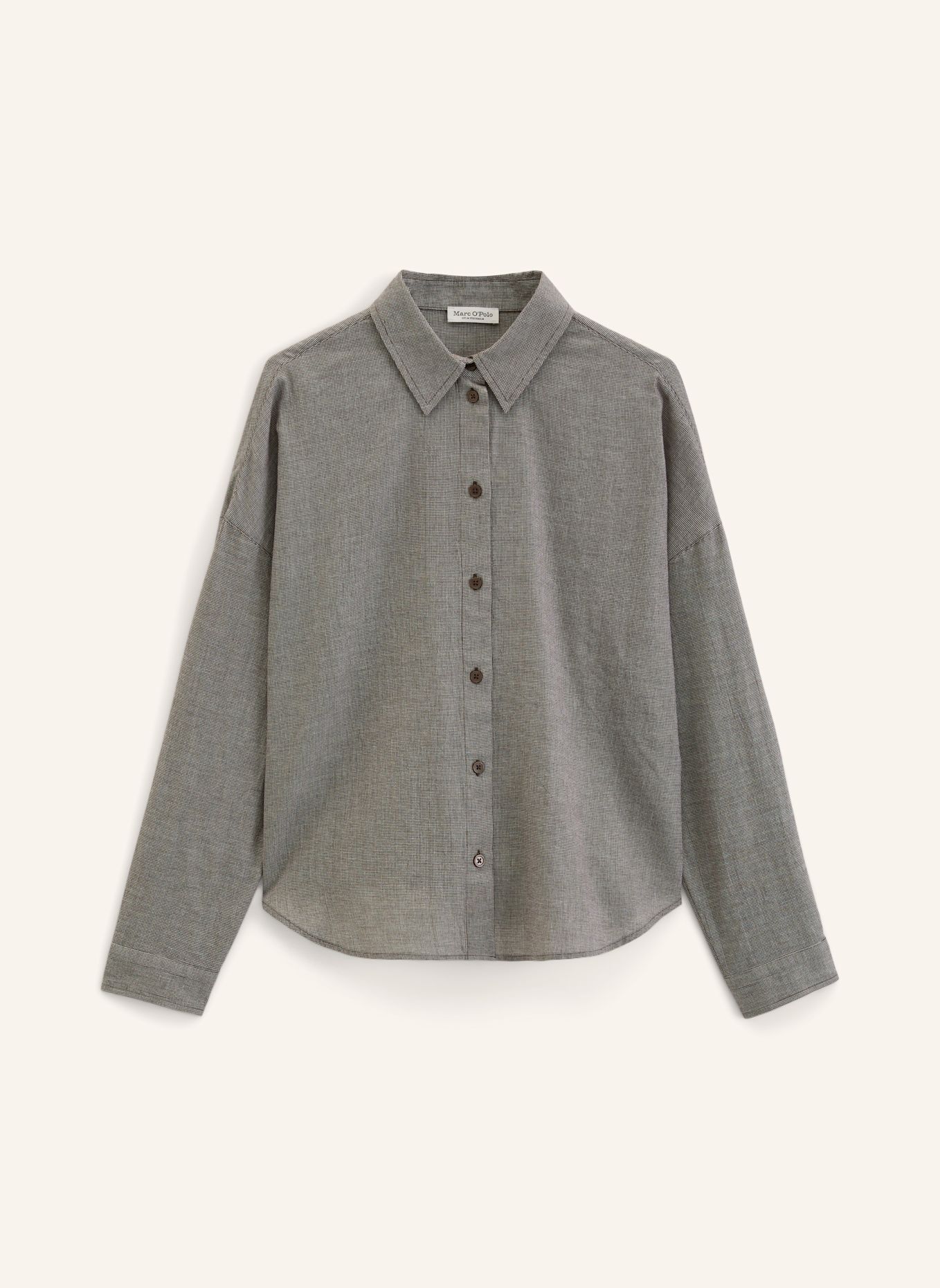 Marc O'Polo Seersucker-Bluse: BRAUN