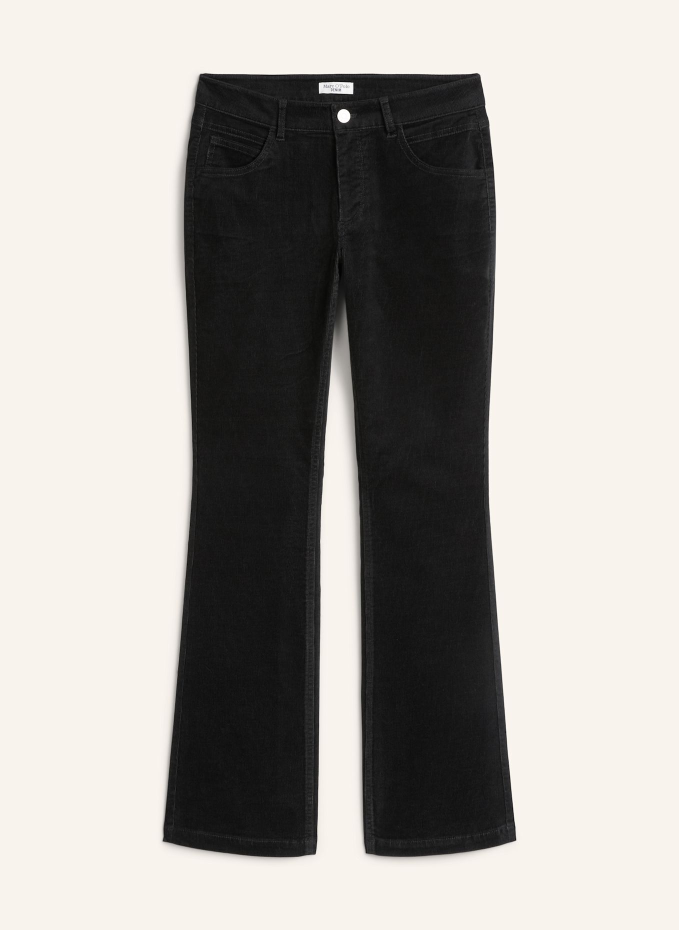 Marc O'Polo DENIM Cordhose Model Nella bootcut: SCHWARZ