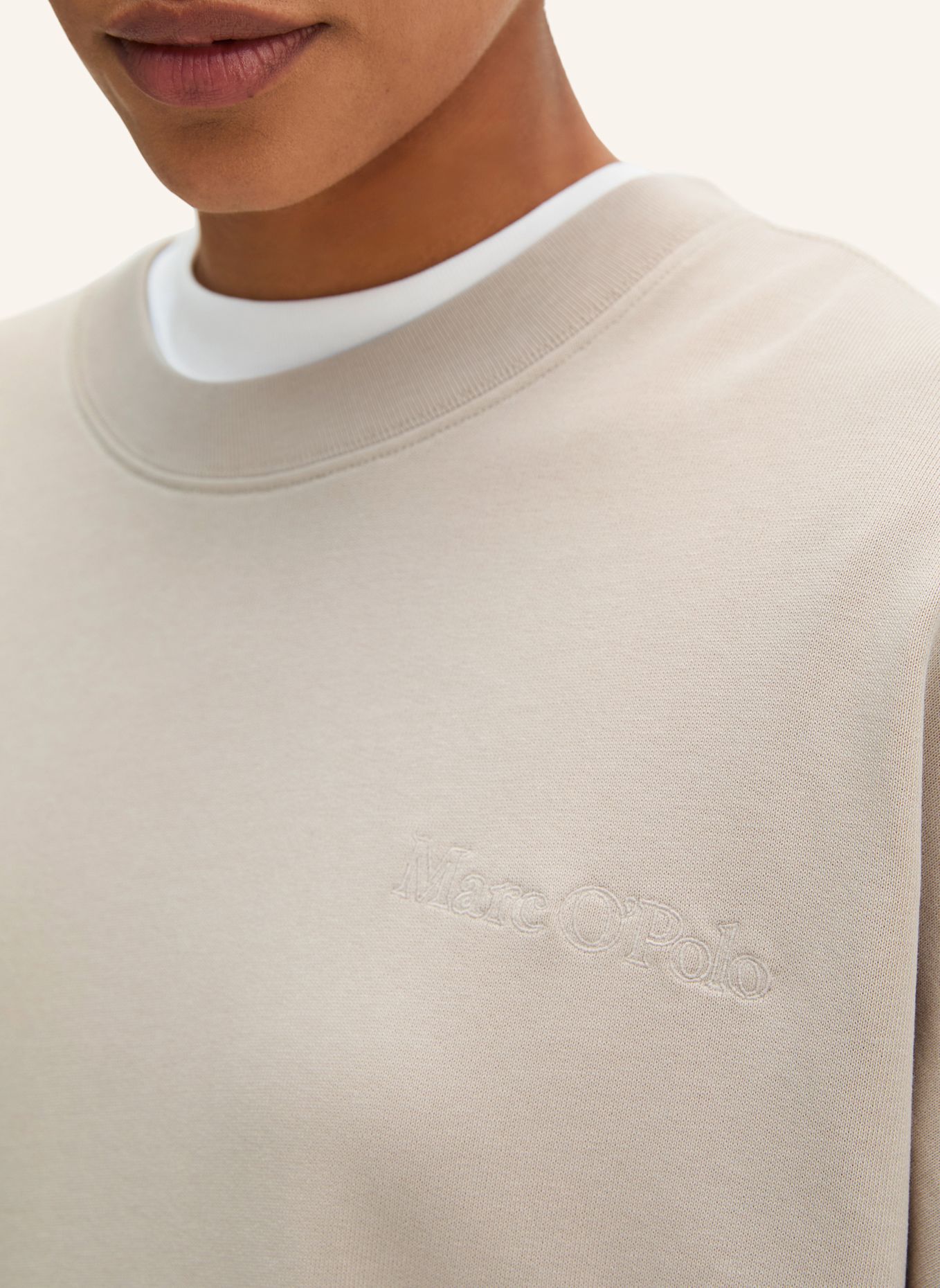 Marc O'Polo Sweatshirt: BEIGE