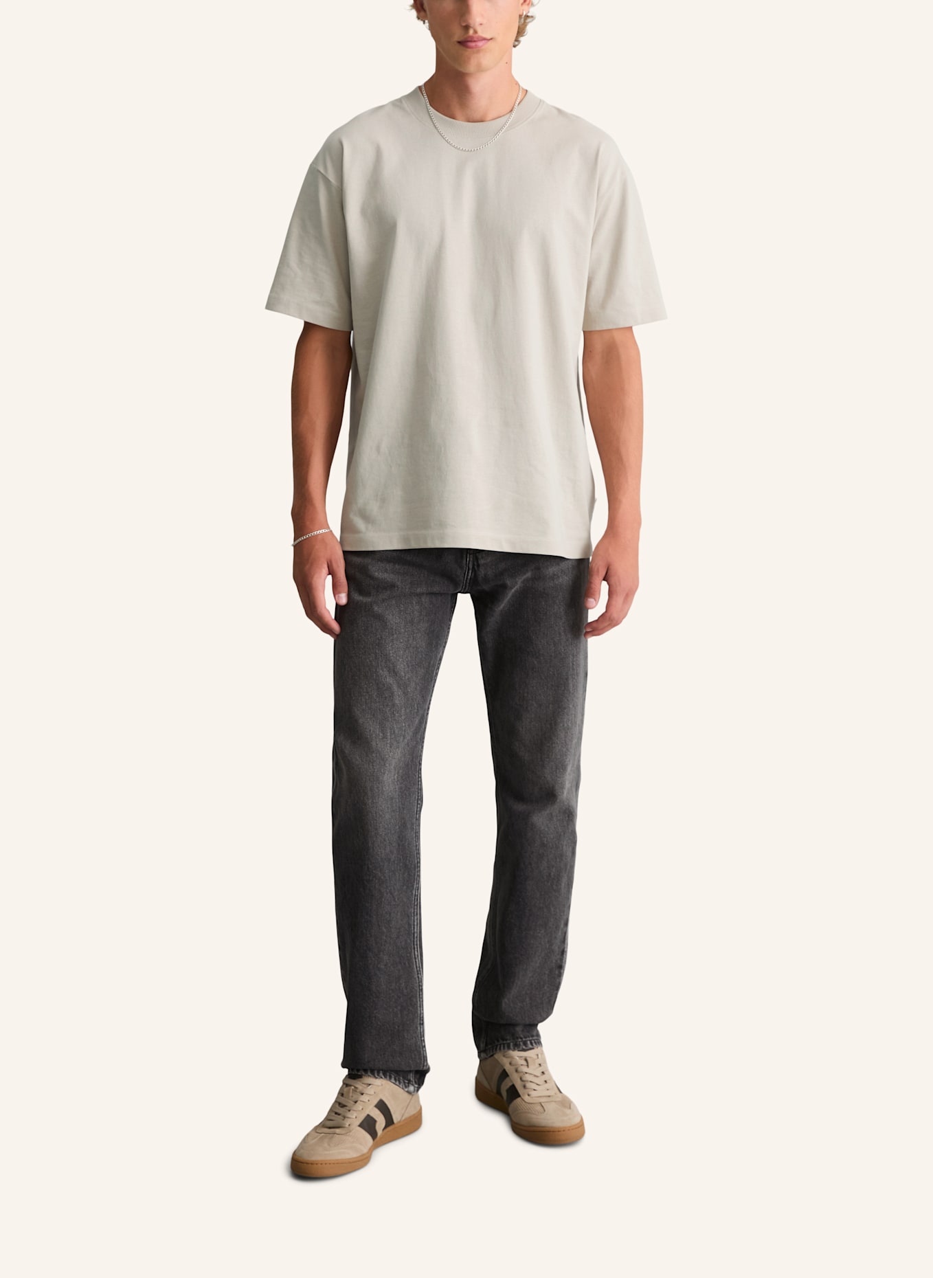 Marc O'Polo DENIM Jeans Model Sverre straight: GRAU