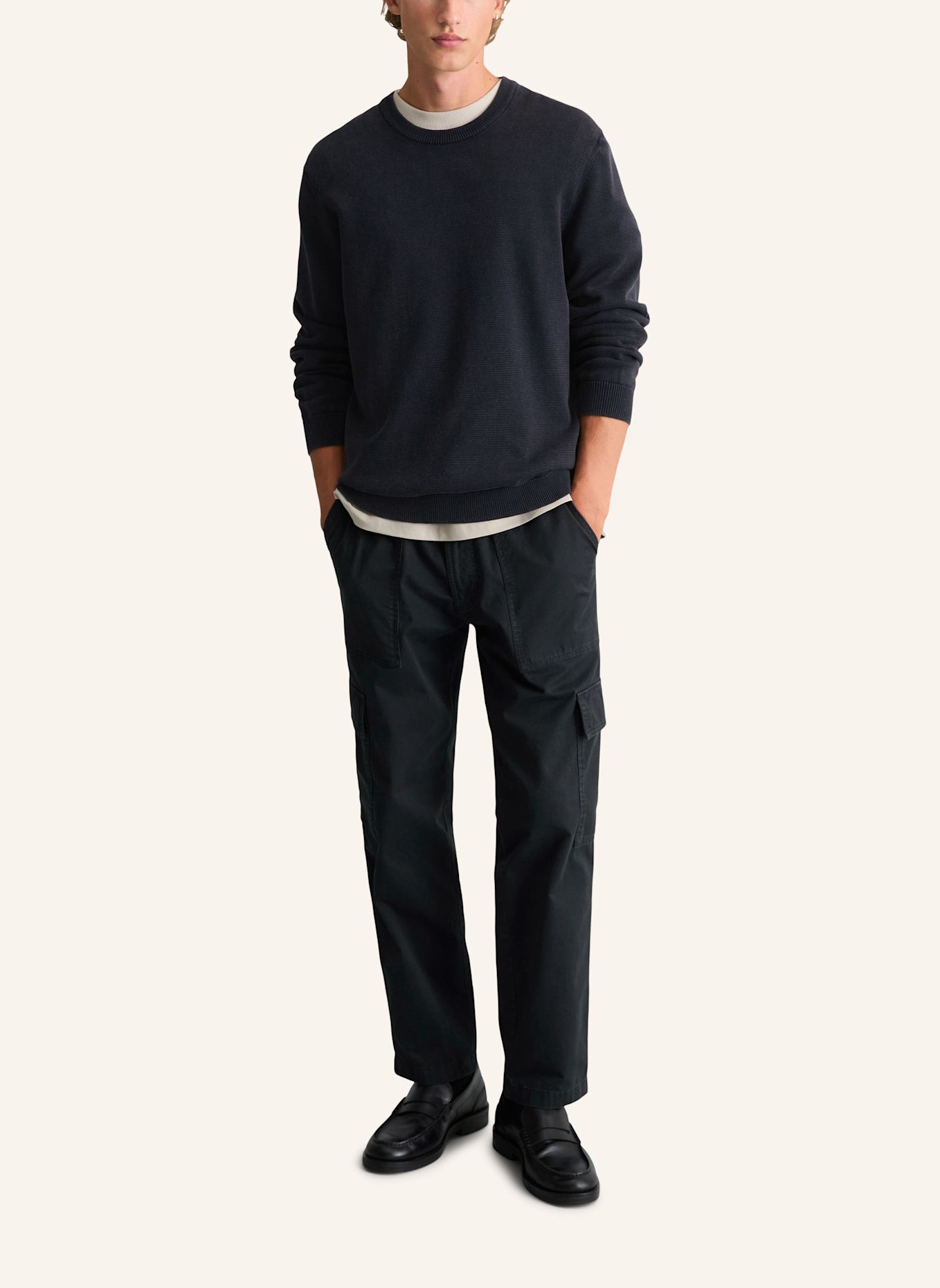 Marc O'Polo DENIM Pullover: DUNKELBLAU