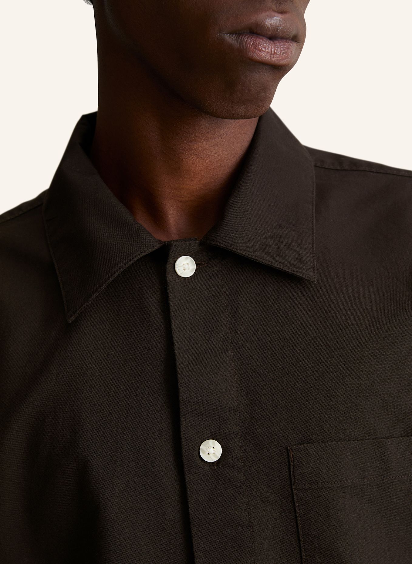 Marc O'Polo DENIM Hemd: DUNKELBRAUN