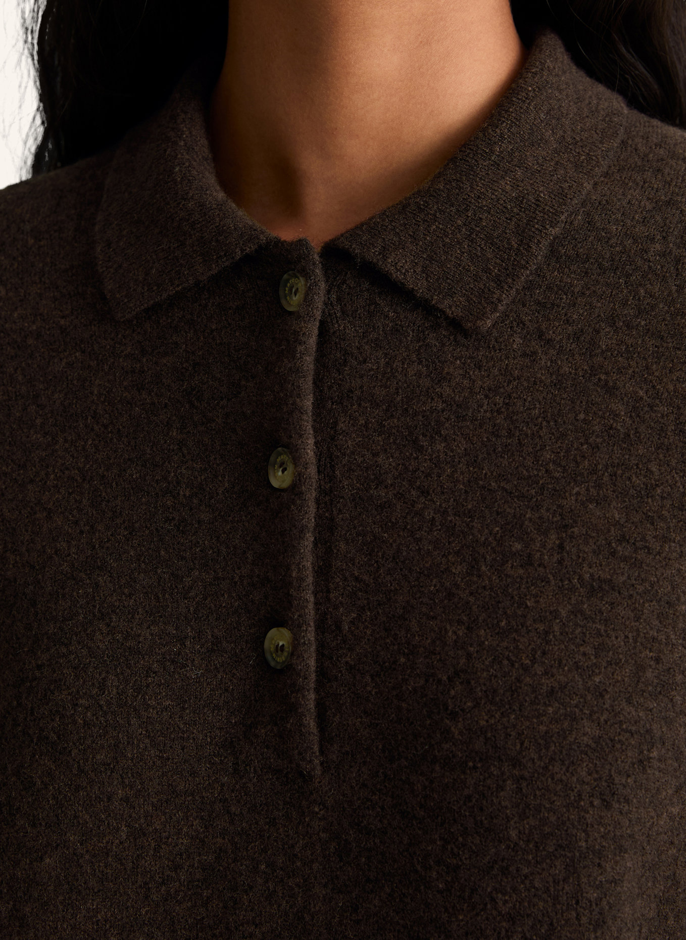 Marc O'Polo DENIM Strickkleid: BRAUN