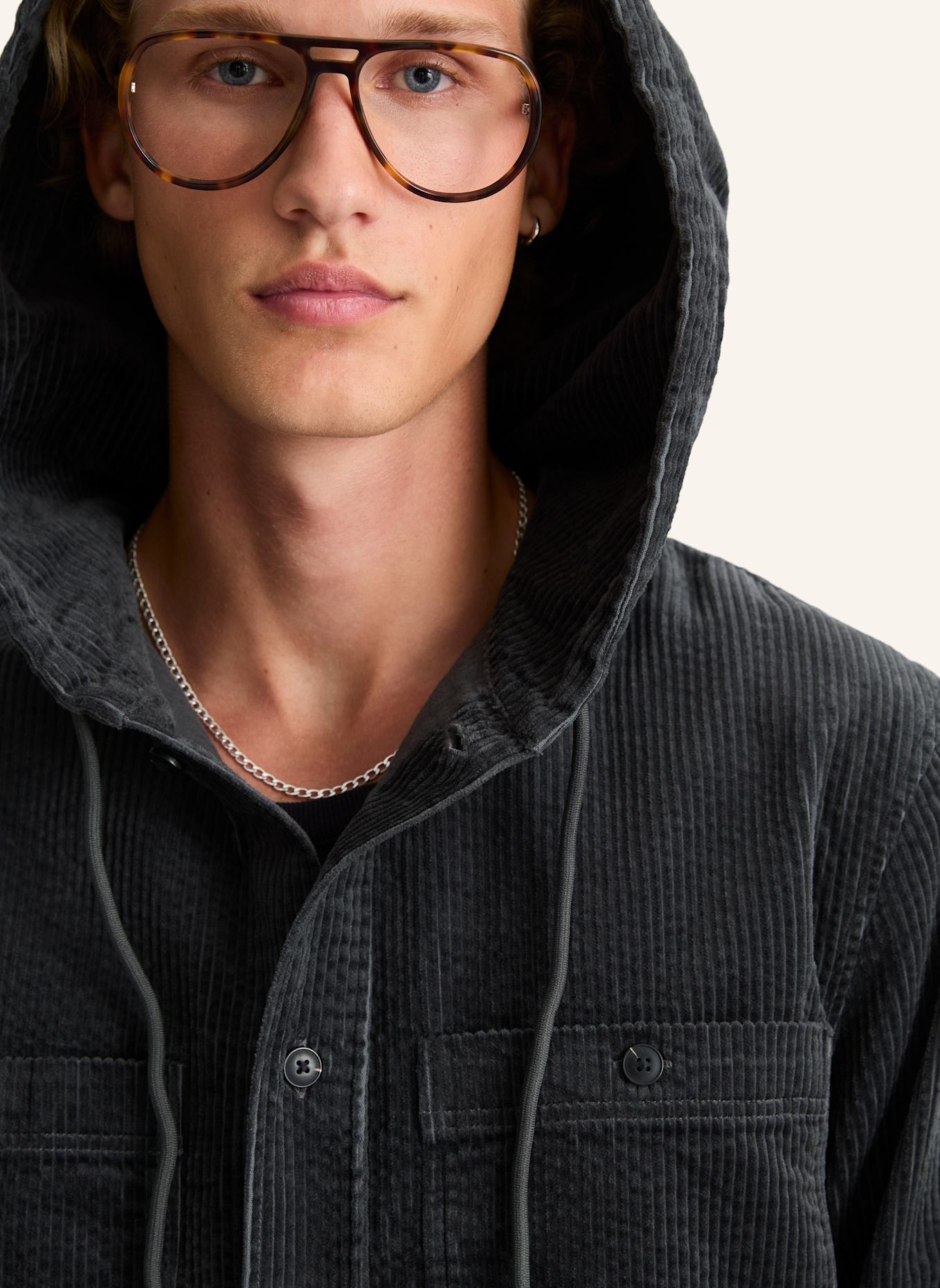 Marc O'Polo DENIM Overshirt: GRAU