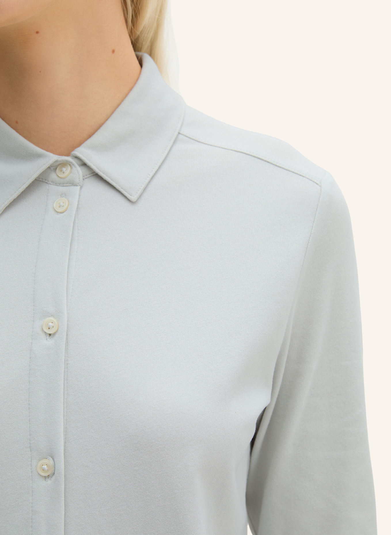 Marc O'Polo Jersey-Poloshirt: GRAU