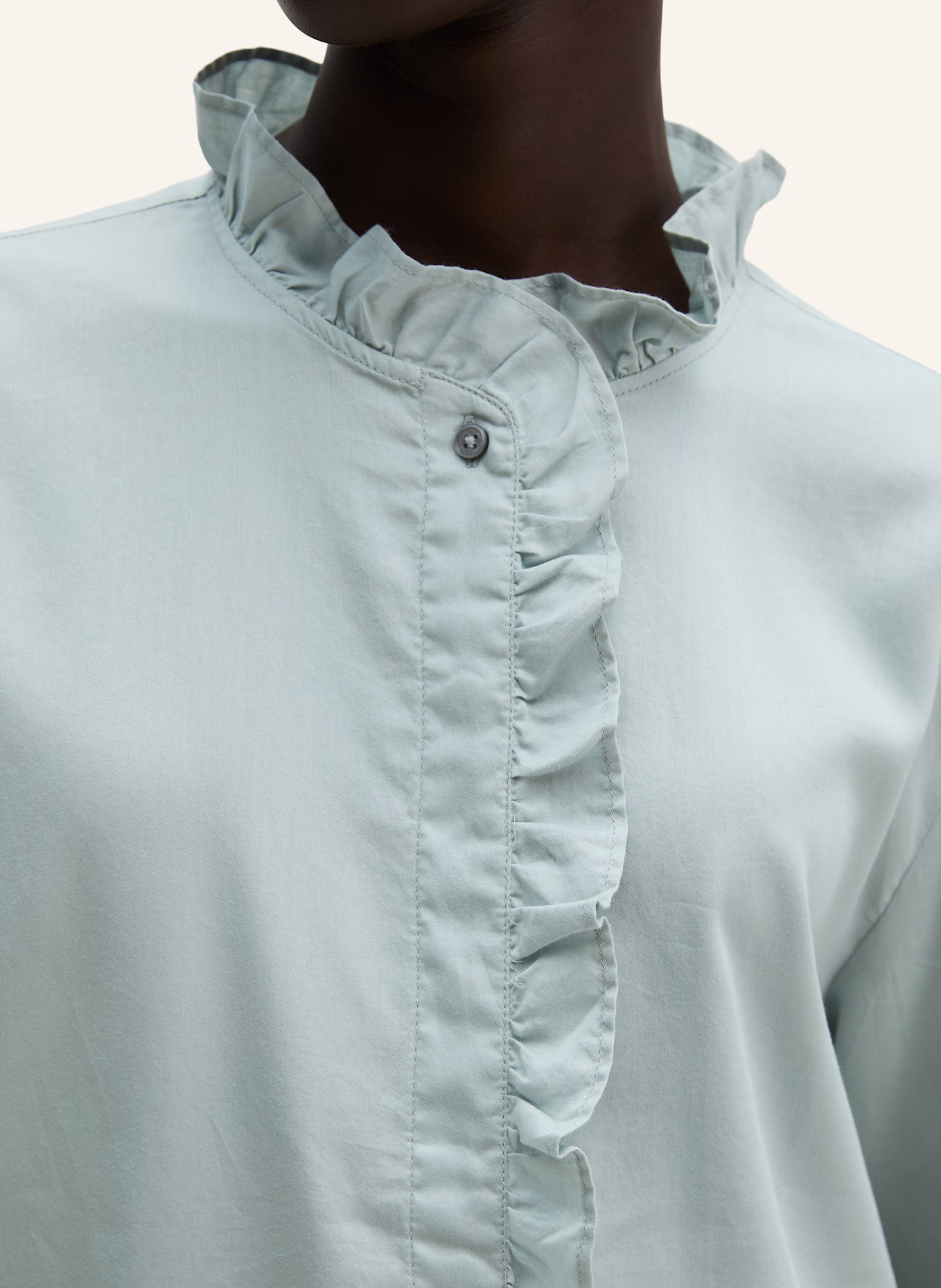 Marc O'Polo Rüschenbluse: GRAU