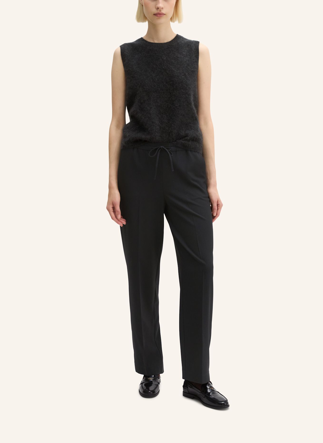 Marc O'Polo Flanellhose: SCHWARZ