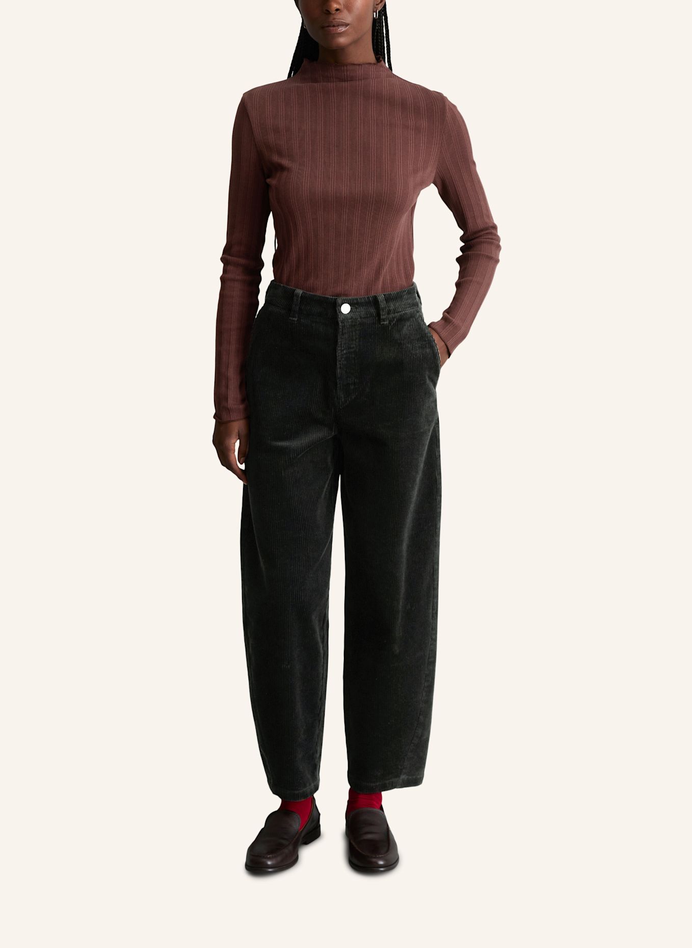 Marc O'Polo DENIM Cordhose: SCHWARZ