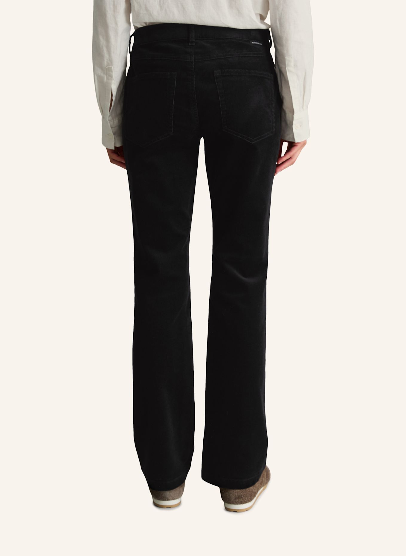 Marc O'Polo DENIM Cordhose Model Nella bootcut: SCHWARZ