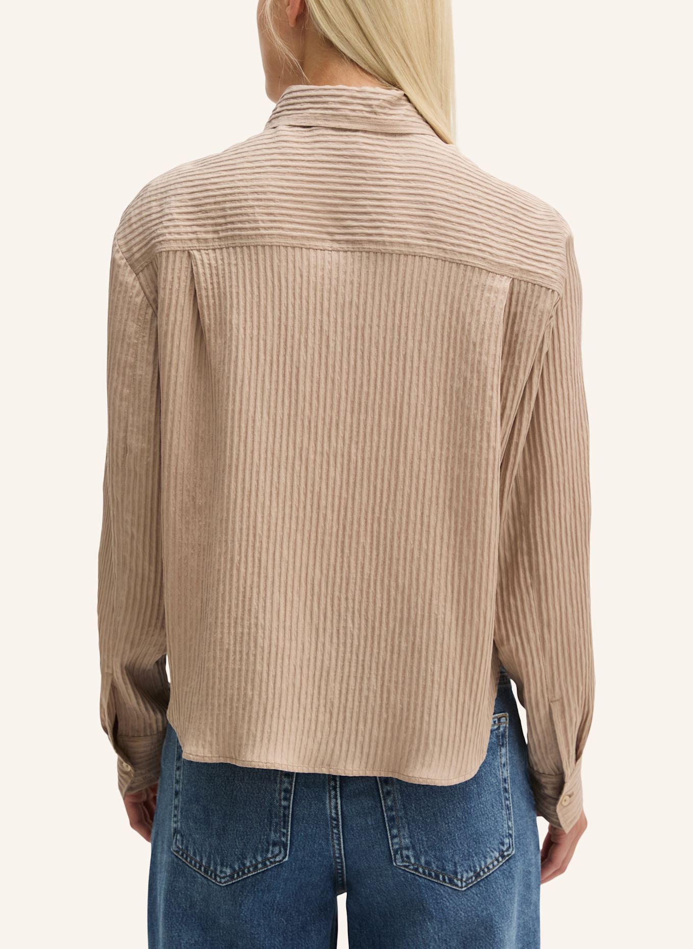 Marc O'Polo Streifenbluse: BEIGE