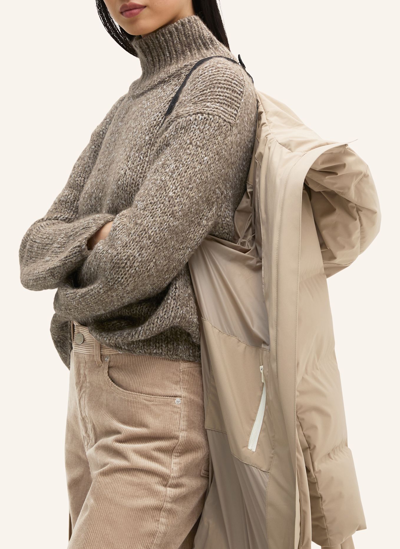 Marc O'Polo Daunenmantel: BEIGE
