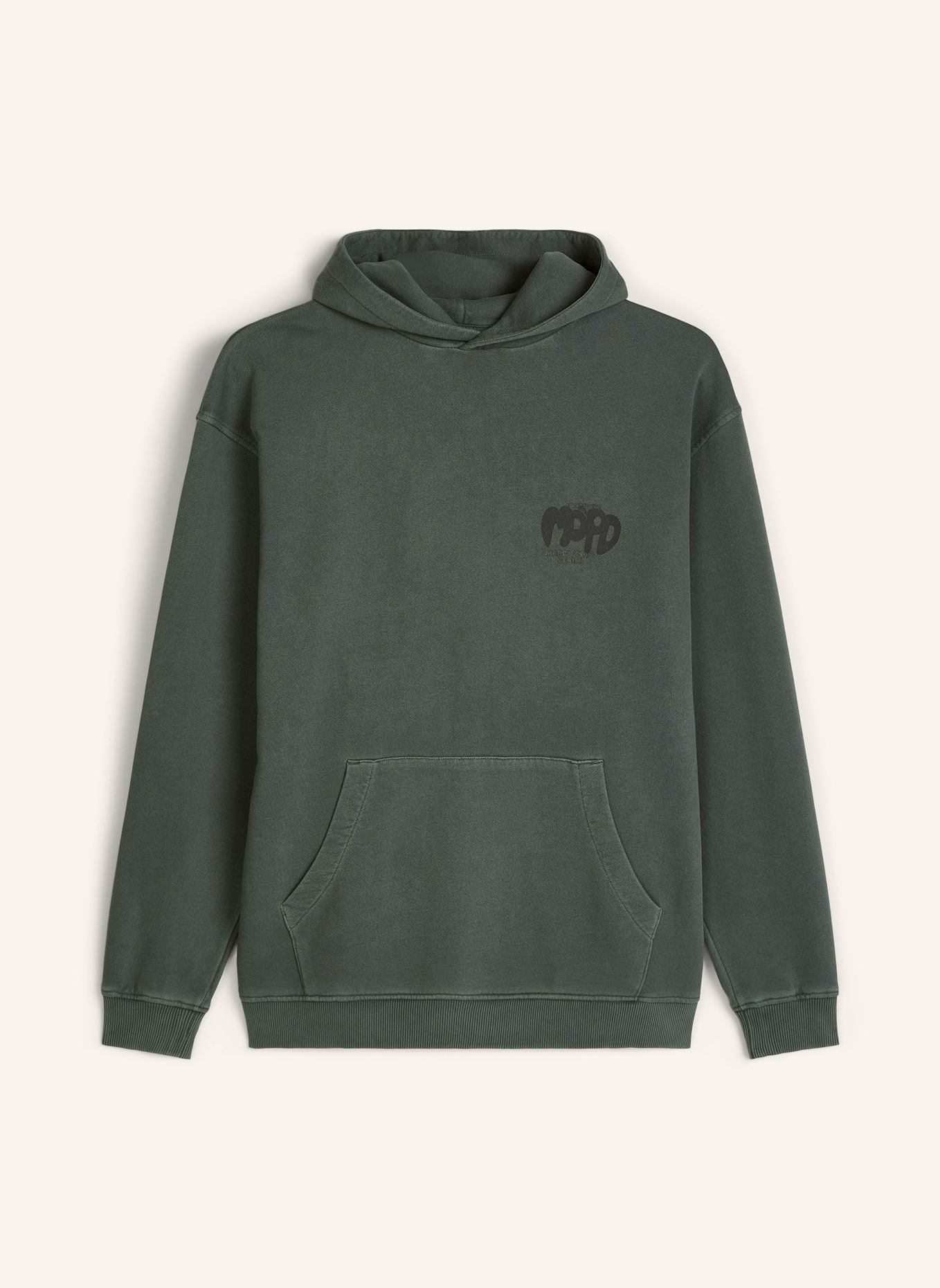 Marc O'Polo DENIM Hoodie: DUNKELGRÜN