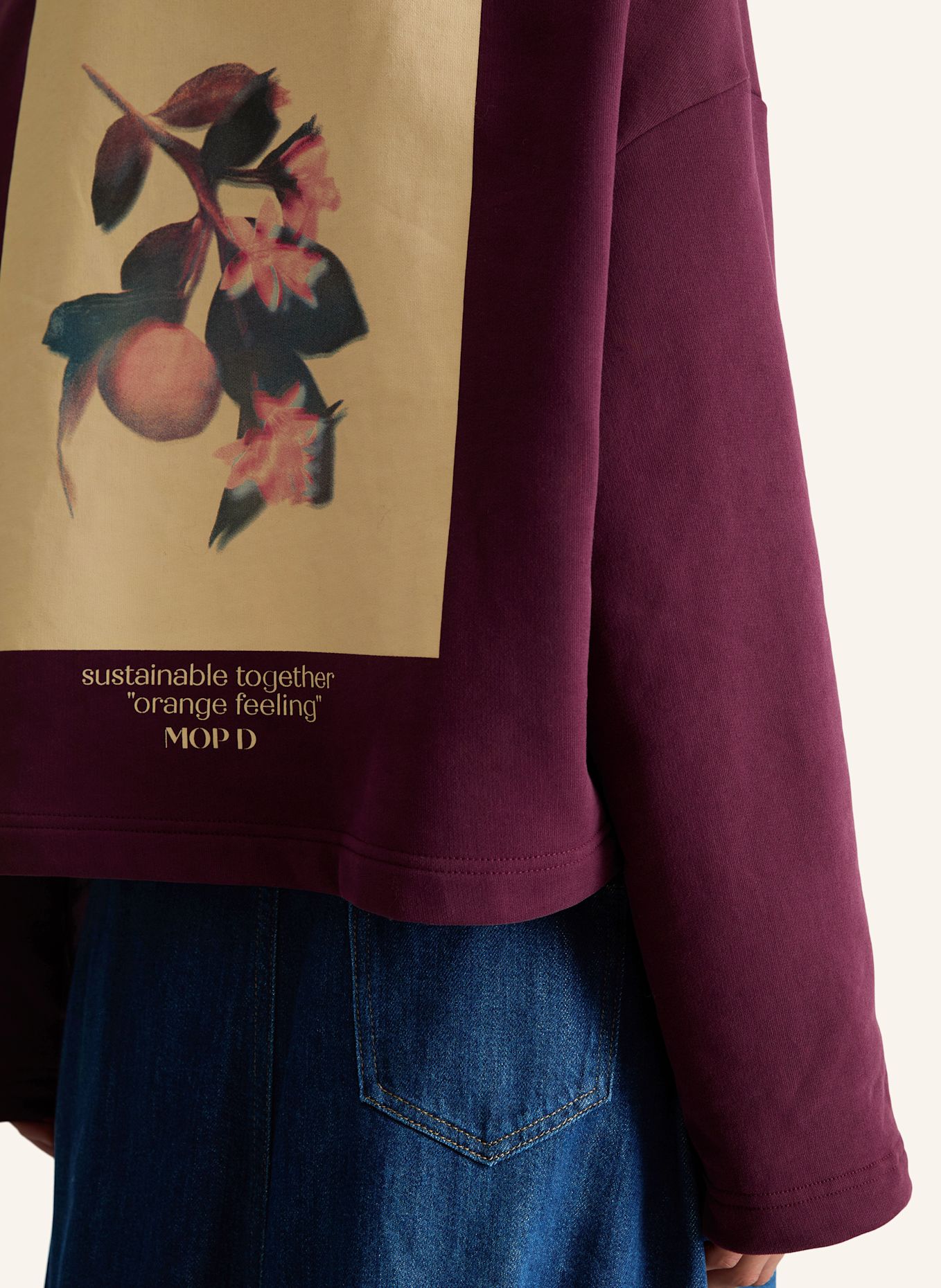 Marc O'Polo DENIM Hoodie: ROT