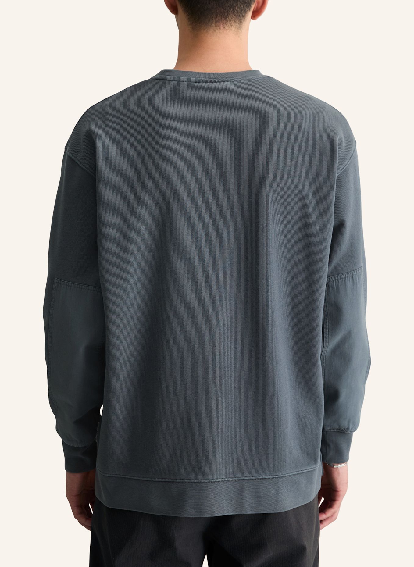 Marc O'Polo DENIM Langarm-Shirt: DUNKELBLAU