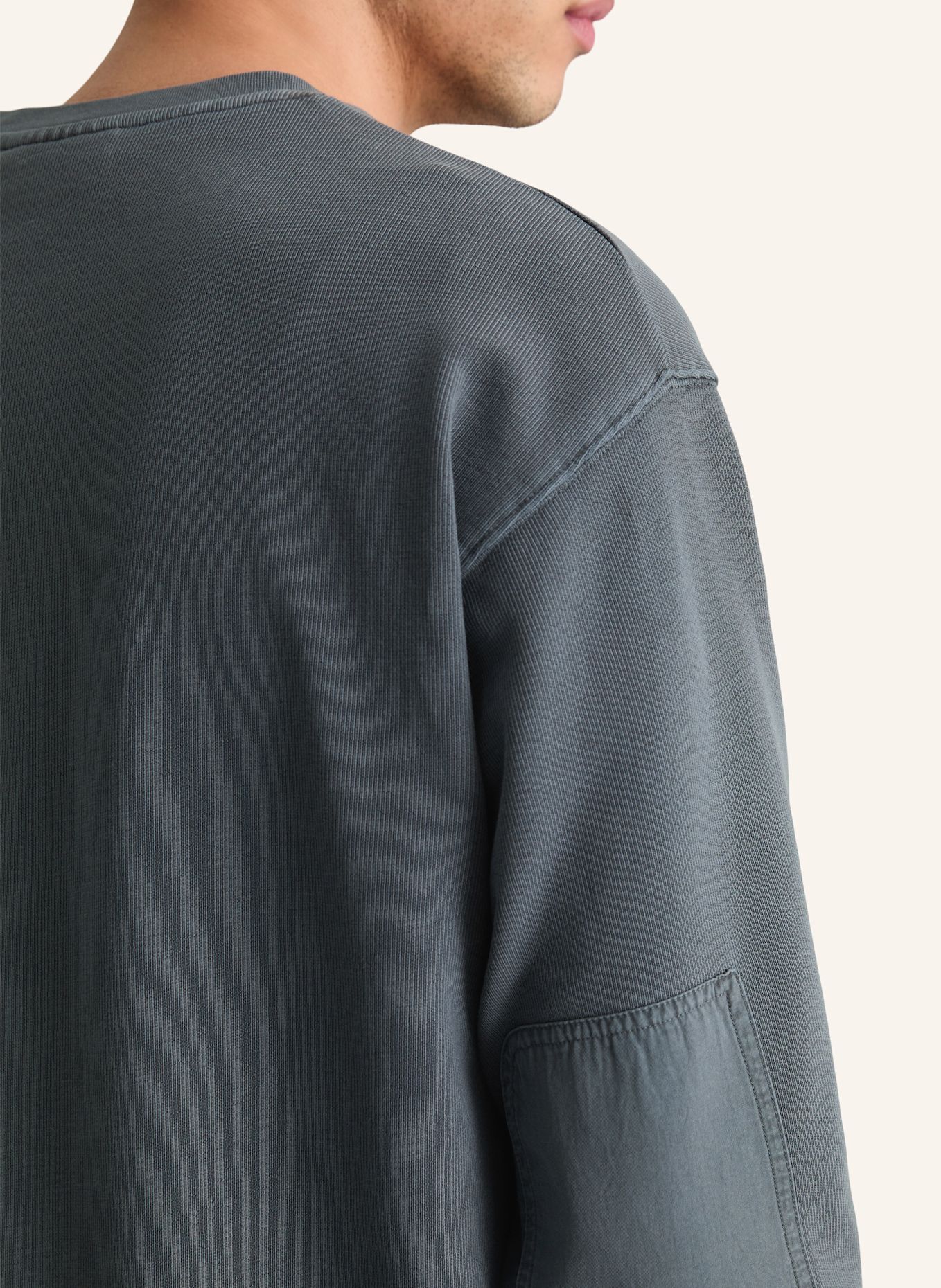 Marc O'Polo DENIM Langarm-Shirt: DUNKELBLAU