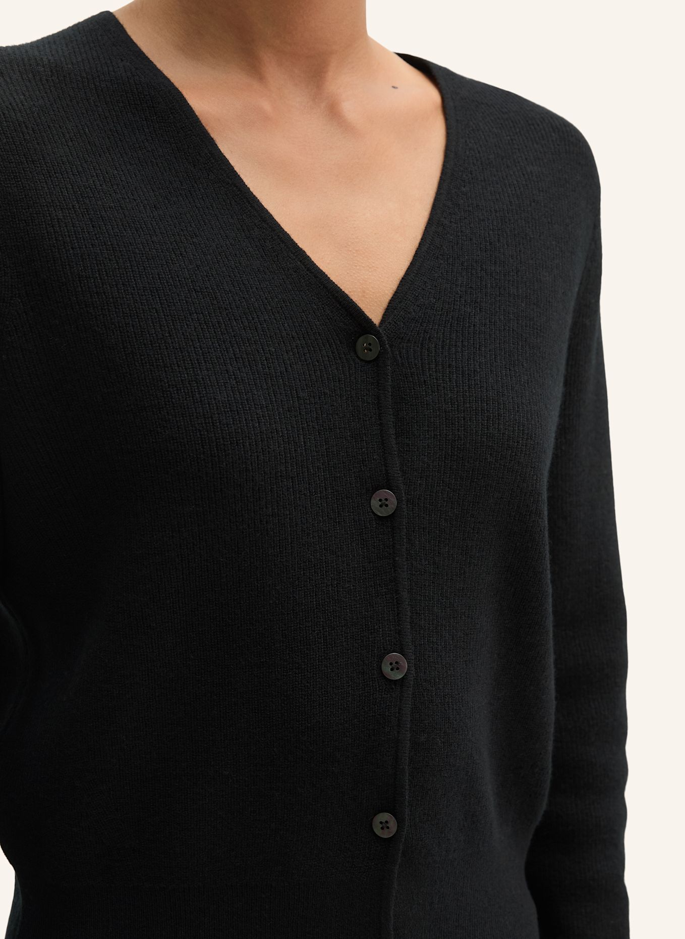 Marc O'Polo Cardigan slim: SCHWARZ