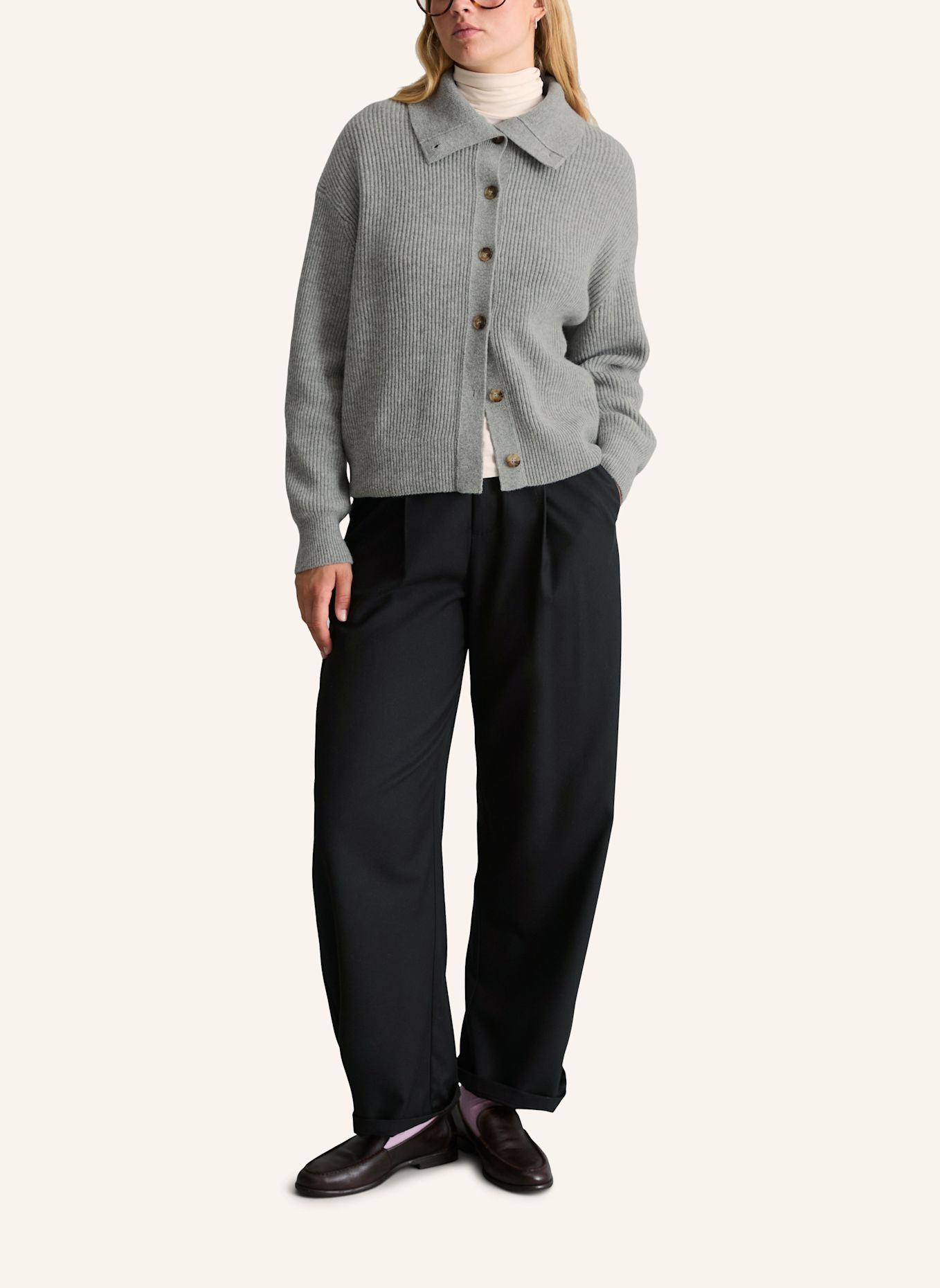 Marc O'Polo DENIM Cardigan: GRAU