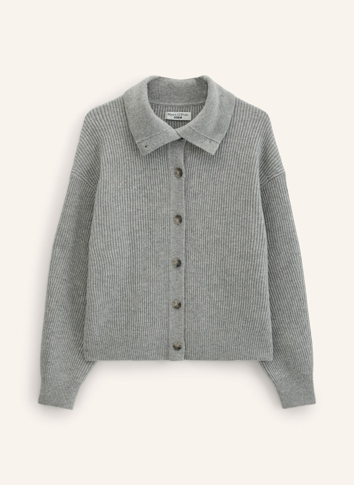 Marc O'Polo DENIM Cardigan: GRAU