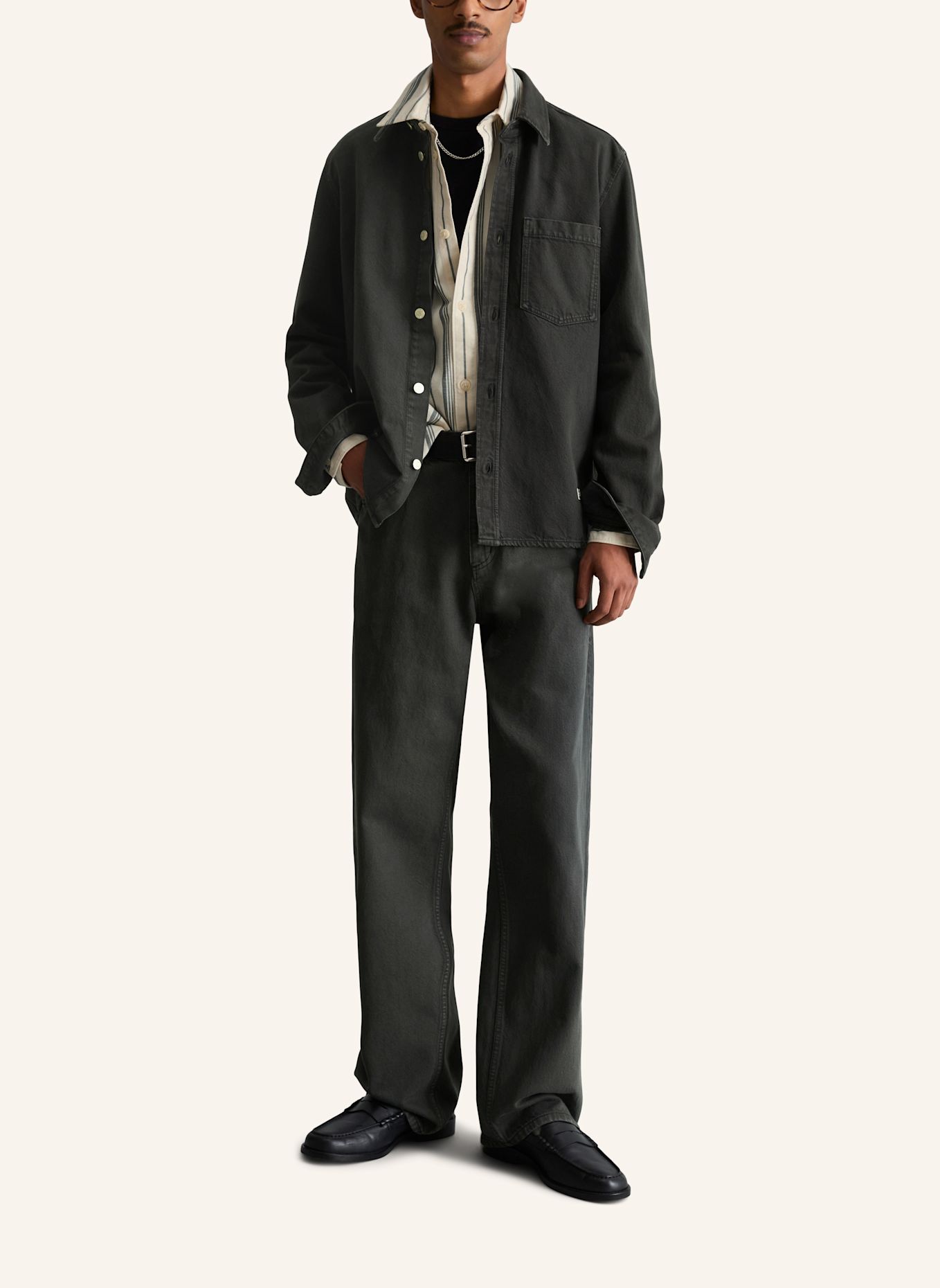 Marc O'Polo DENIM Hemd: DUNKELGRÜN