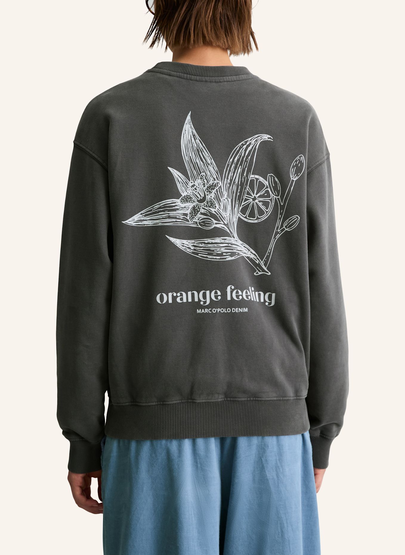 Marc O'Polo DENIM Sweatshirt: GRAU