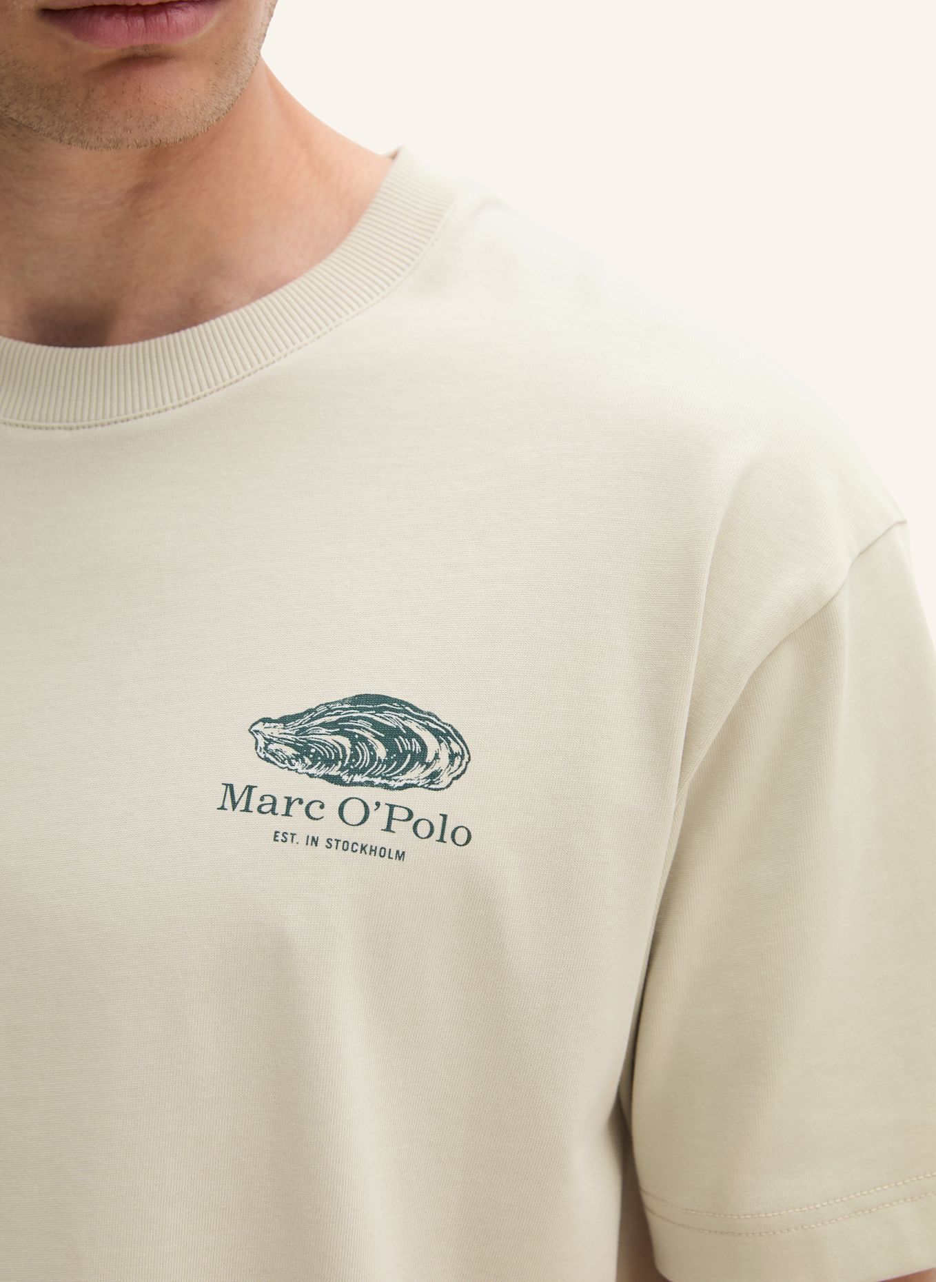 Marc O'Polo T-Shirt: HELLGRAU