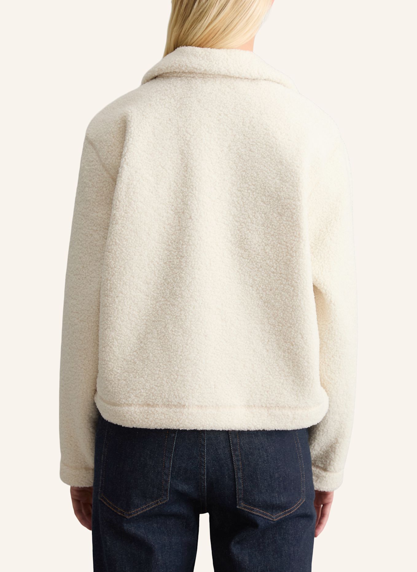 Marc O'Polo DENIM Teddy-Sweatshirt: WEISS