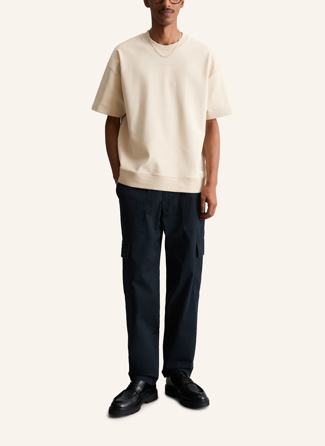 Marc O'Polo DENIM T-Shirt: CREME