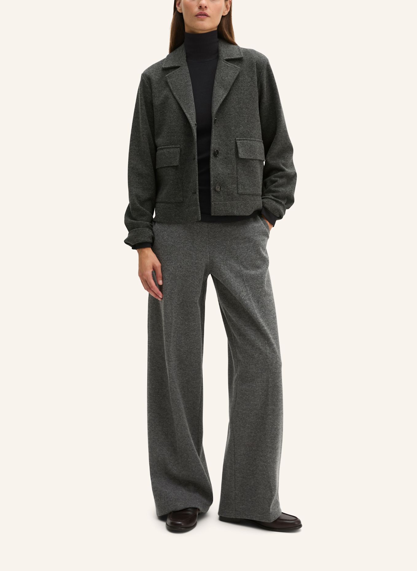 Marc O'Polo Jerseyblazer: GRAU