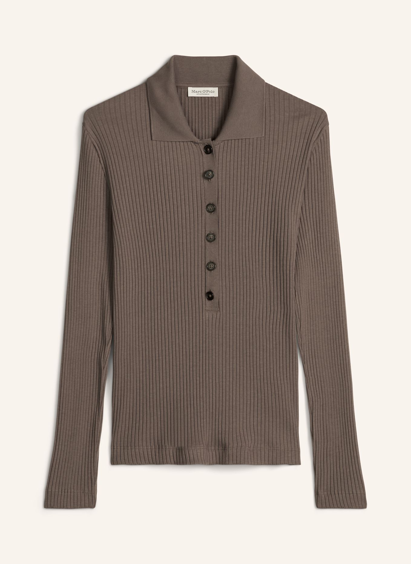 Marc O'Polo Jerseypolo: BRAUN