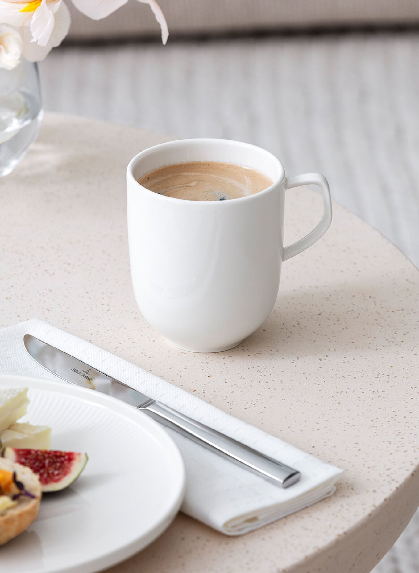 Villeroy & Boch Becher mit Henkel AFINA: WEISS