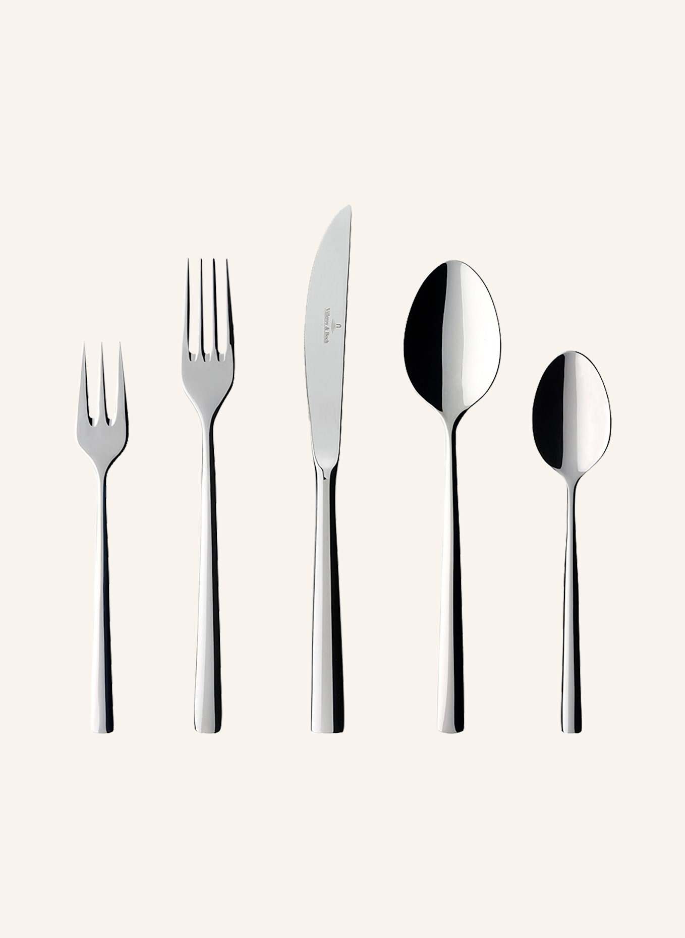 Villeroy & Boch Tafelbesteck 30tlg. PIEMONT: SILBER