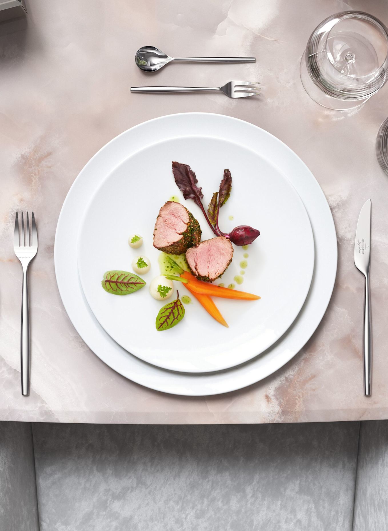 Villeroy & Boch Platzteller METROCHIC BLANC: WEISS