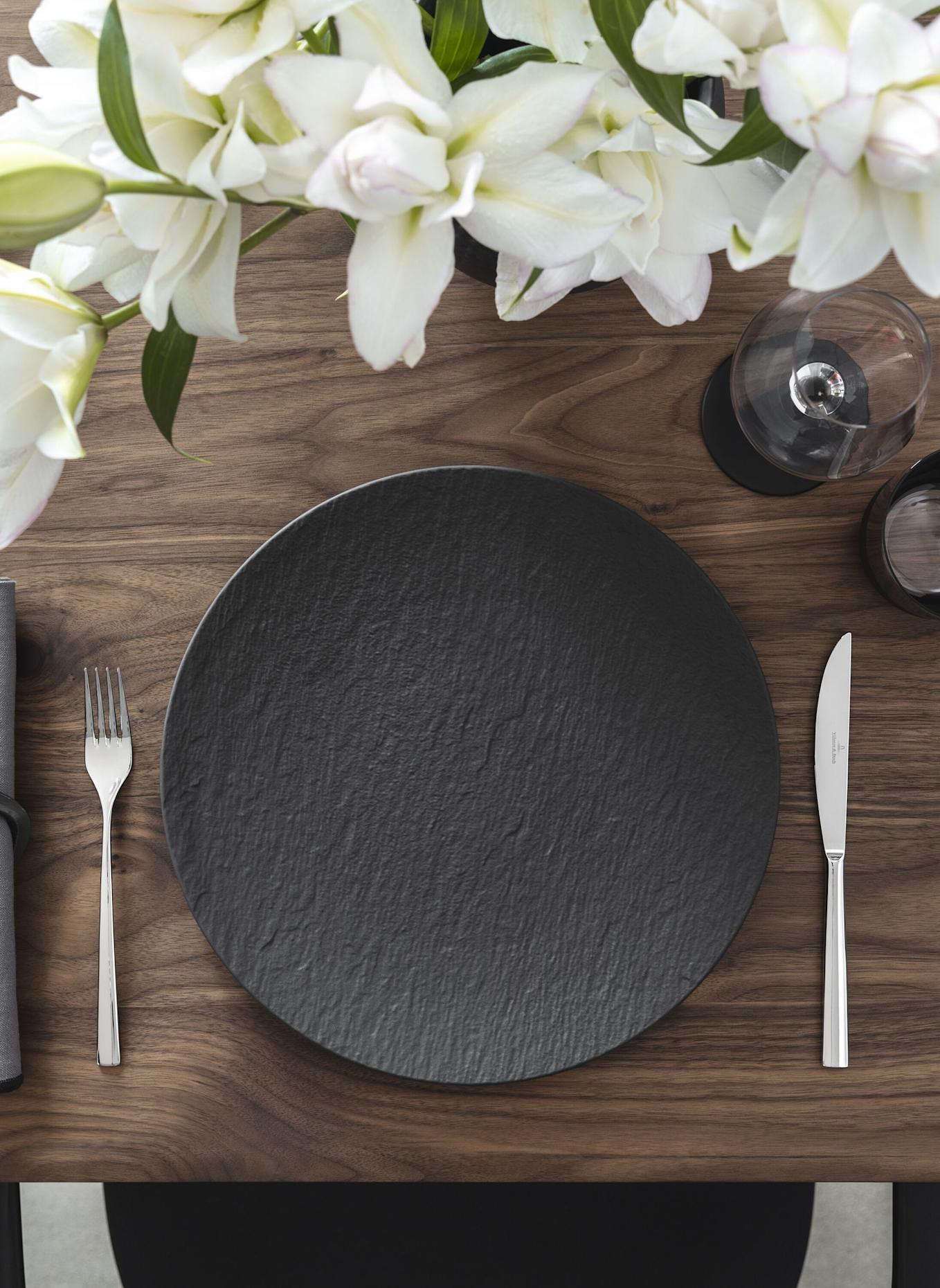 Villeroy & Boch Brotteller MANUFACTURE ROCK: SCHWARZ