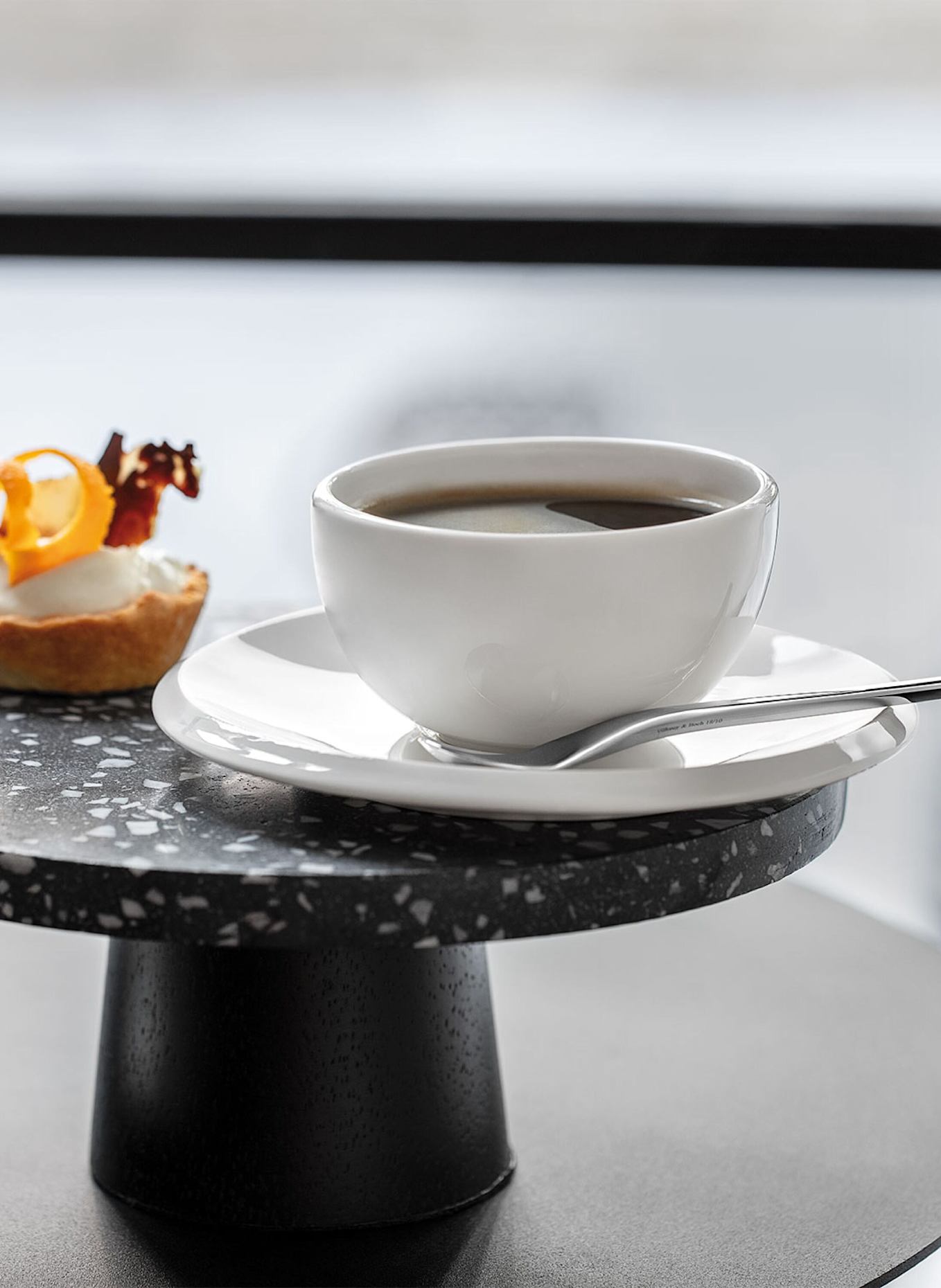 Villeroy & Boch Kaffeeobertasse ohne Henkel NEWMOON: WEISS